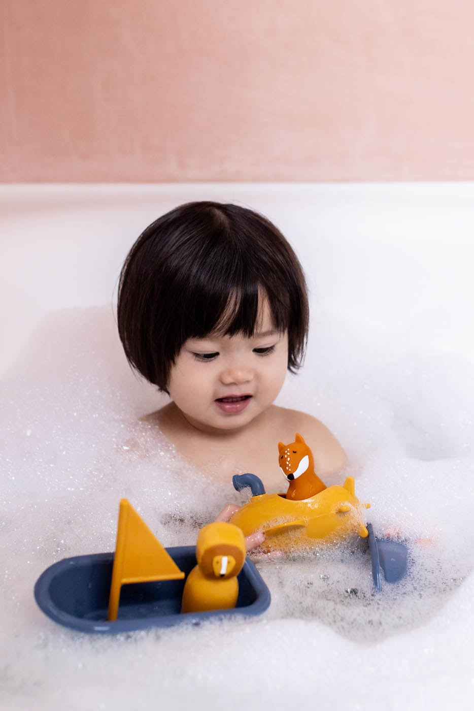 Trixie Baby Mr. Lion voilier jouet de bain en silicone