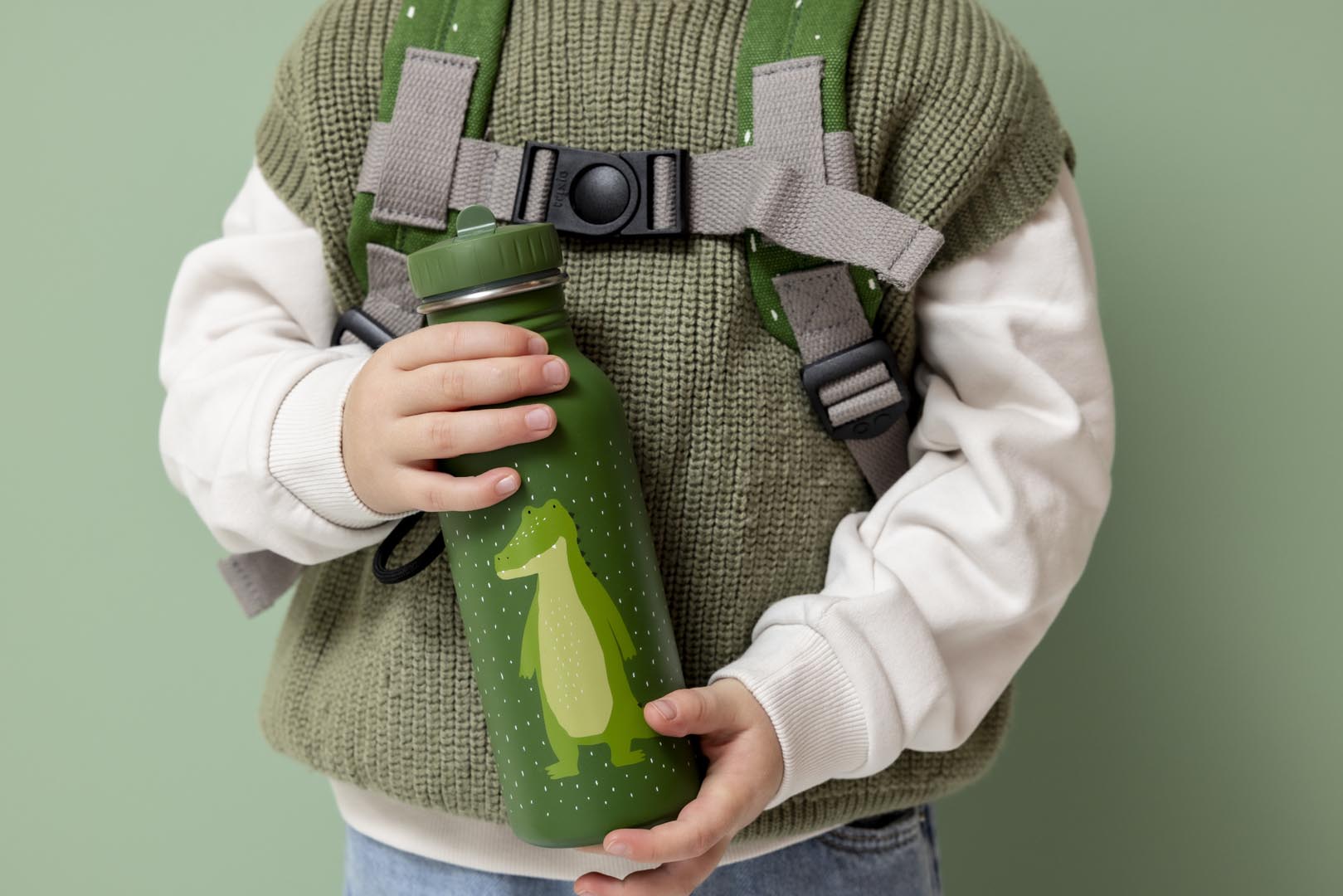 Trixie Baby En déplacement Gourde Mr. Alligator 500 ml en inox