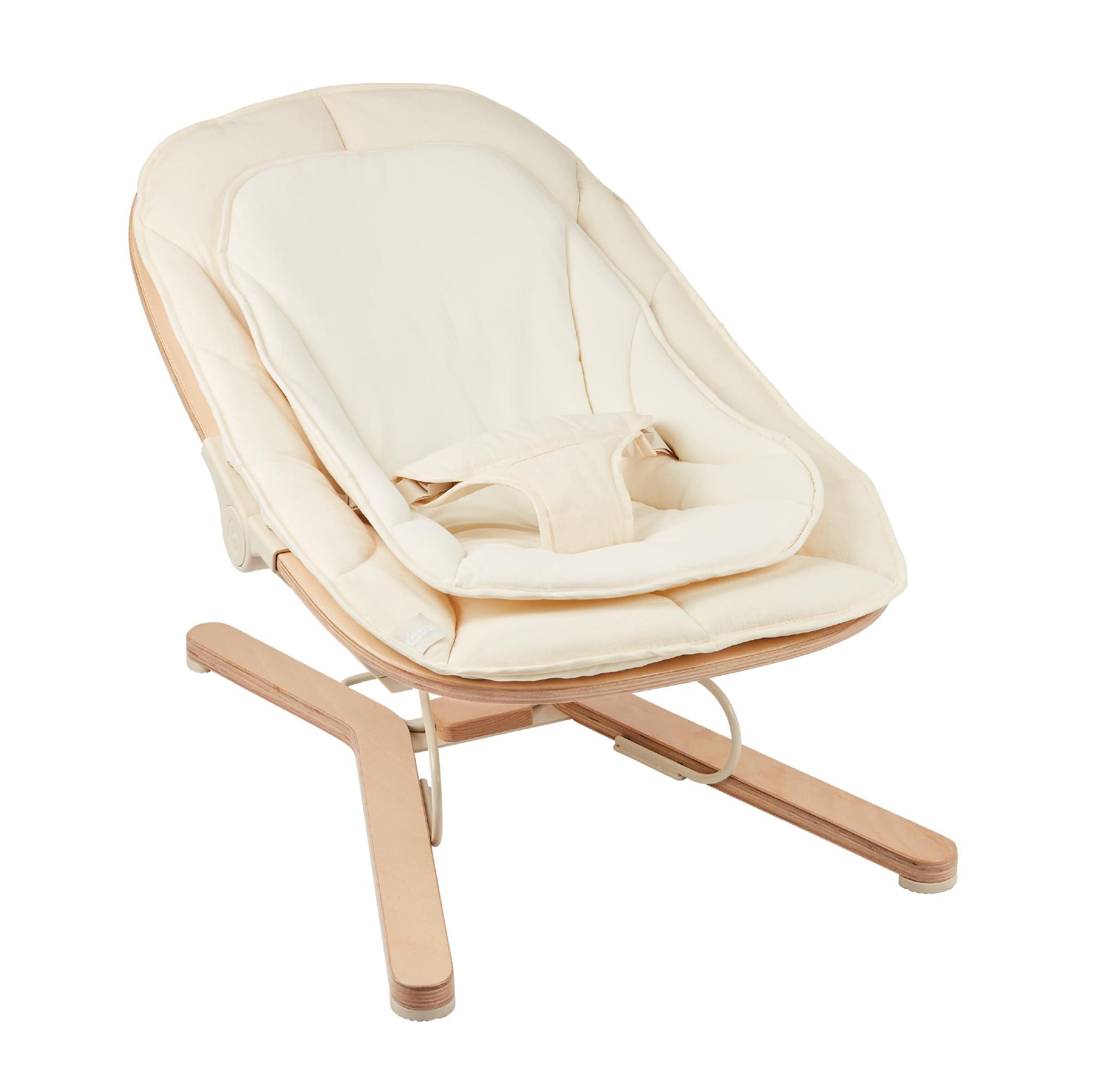 Babymoov Swoon Flow transat bébé évolutif beige bois jusqu’à 18 kg