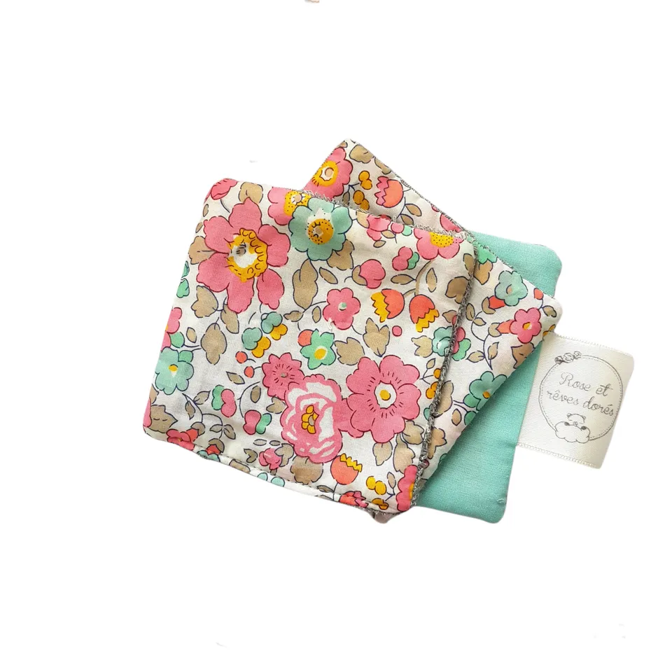 Rose et rêves dorés Lingettes Lot de 3 Berlingot