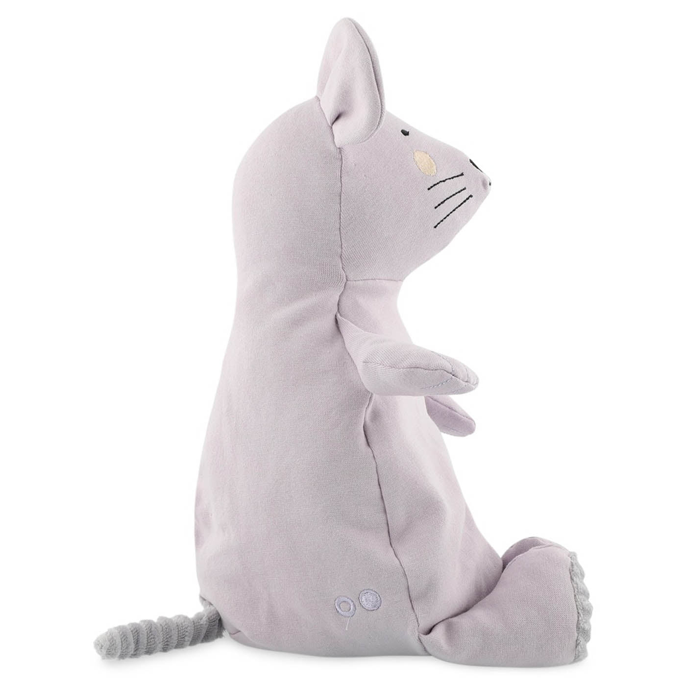 Trixie Baby Premiers jouets Peluche grande Mrs. Mouse coton bio