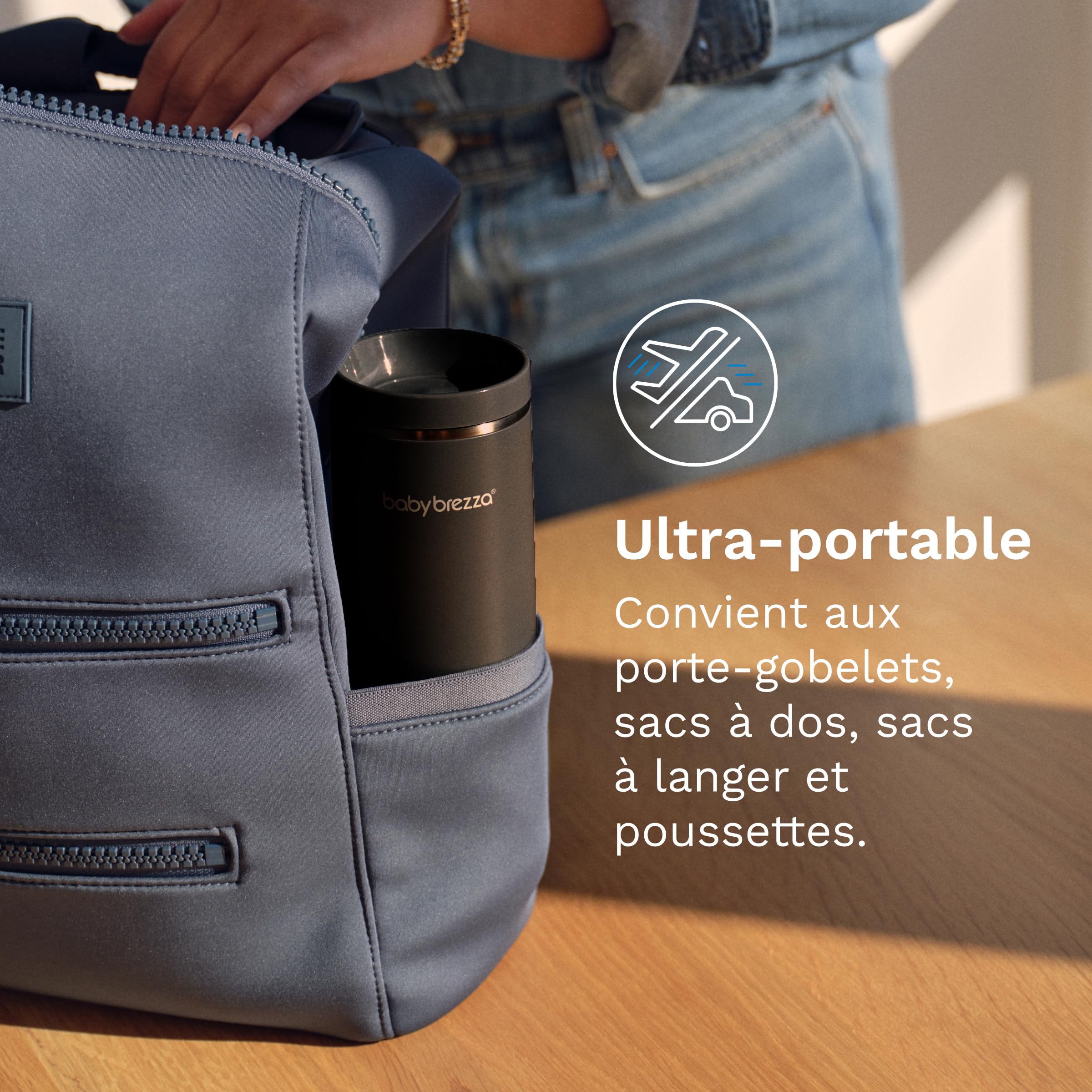 Baby Brezza Chauffe-biberons Super Fast Portable Bottle Warmer chauffe-biberon nomade rechargeable 270 ml