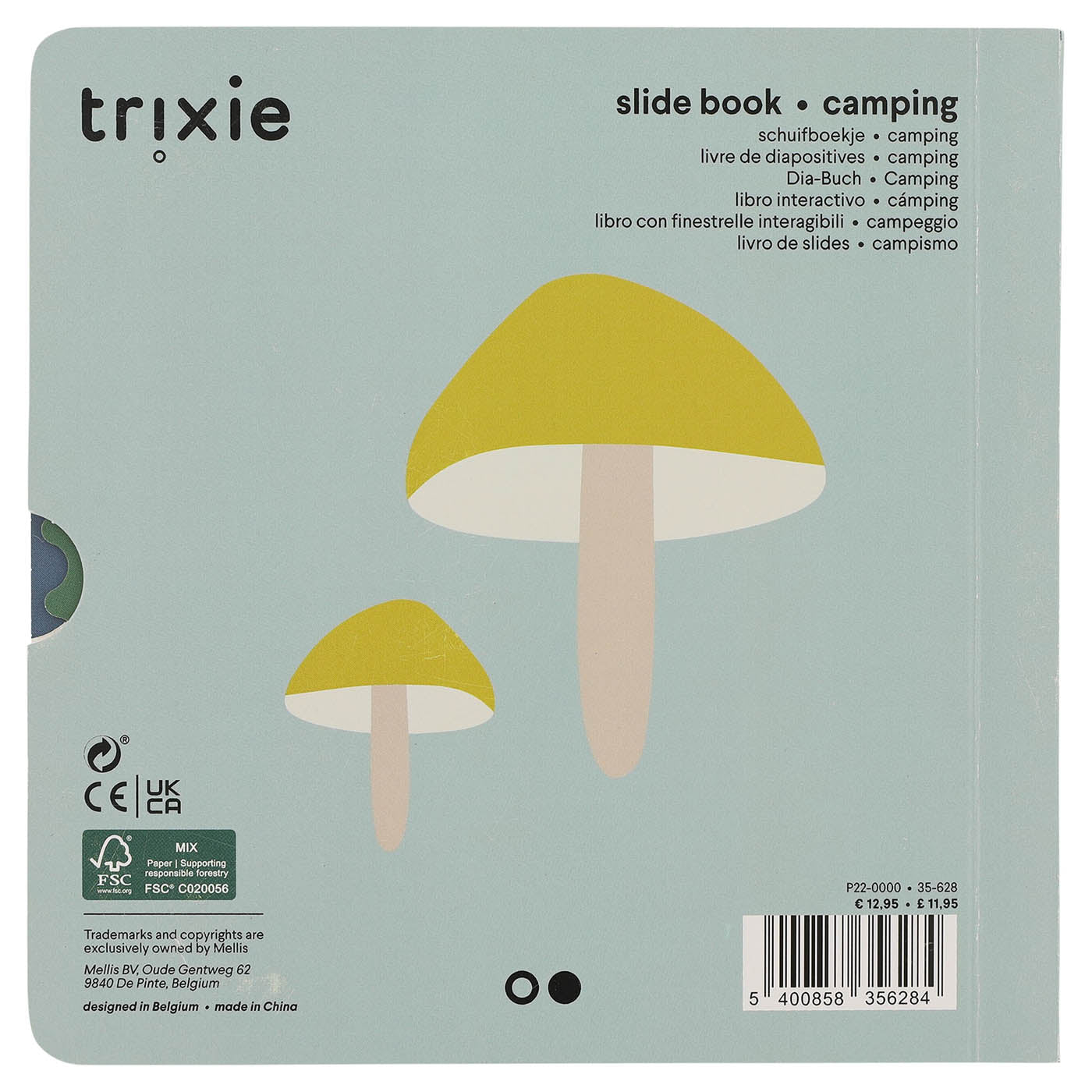 Trixie Baby Camping livre animé à diapositives