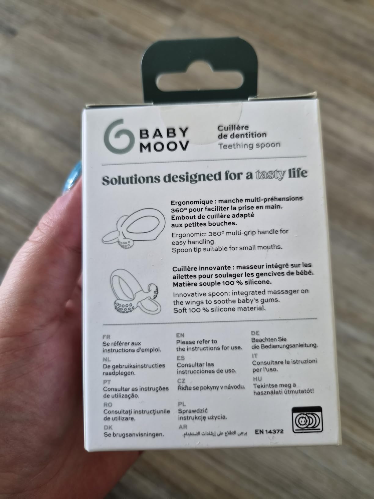 Babymoov Isy / Babybols cuillère bébé silicone dès 4 mois