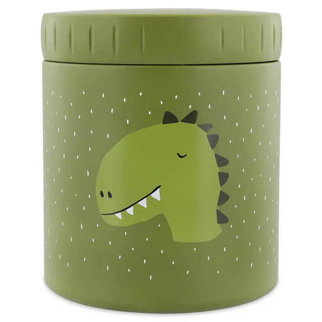 Trixie Baby Boîtes à goûter isothermes boîte à goûter isotherme 500 ml Mr. Dino inox