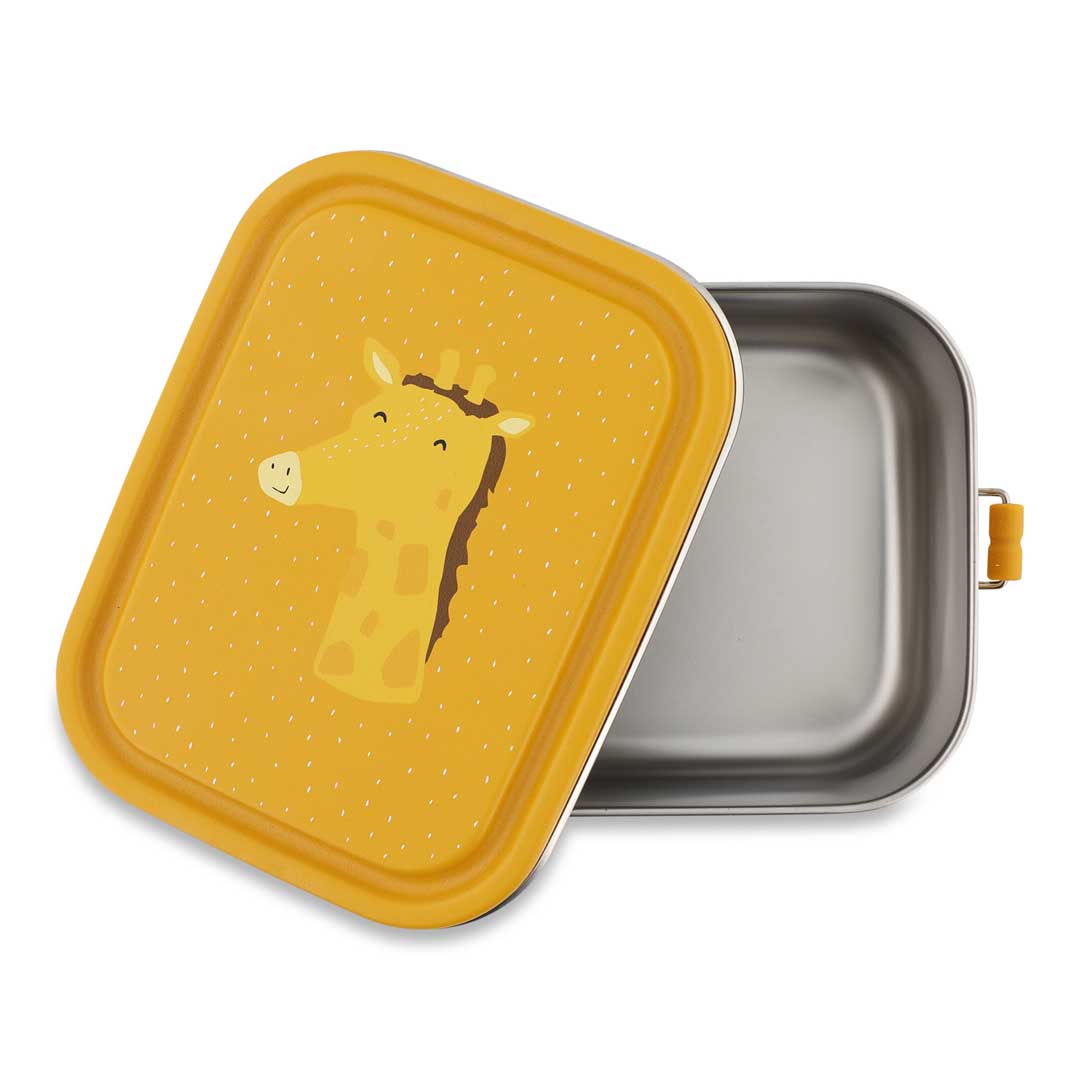 Trixie Baby Boîtes à goûter et boîtes repas Boîte repas petite Mr. Giraffe inox