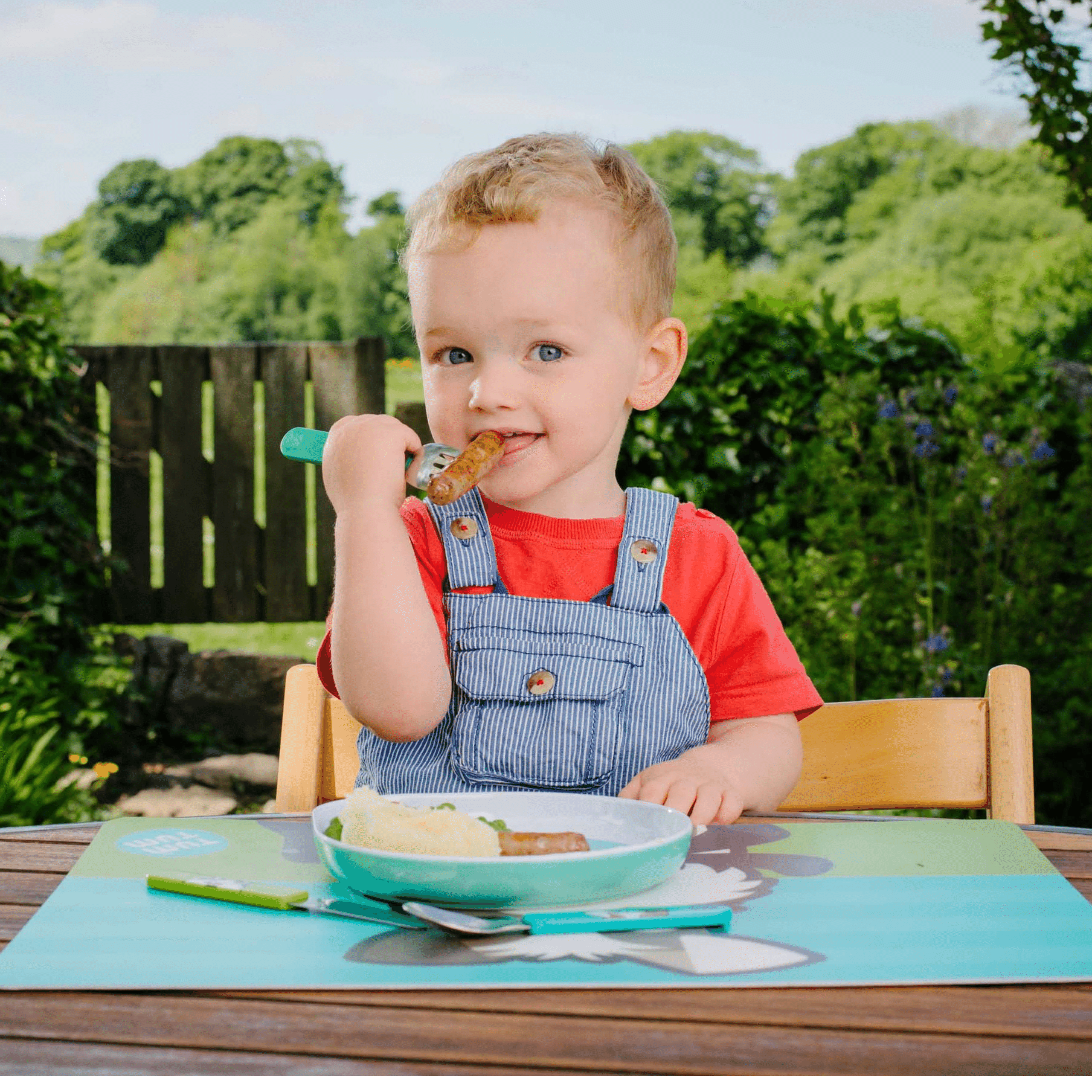 Tum Tum Cutlery Scruff the Dog couverts enfant avec étui