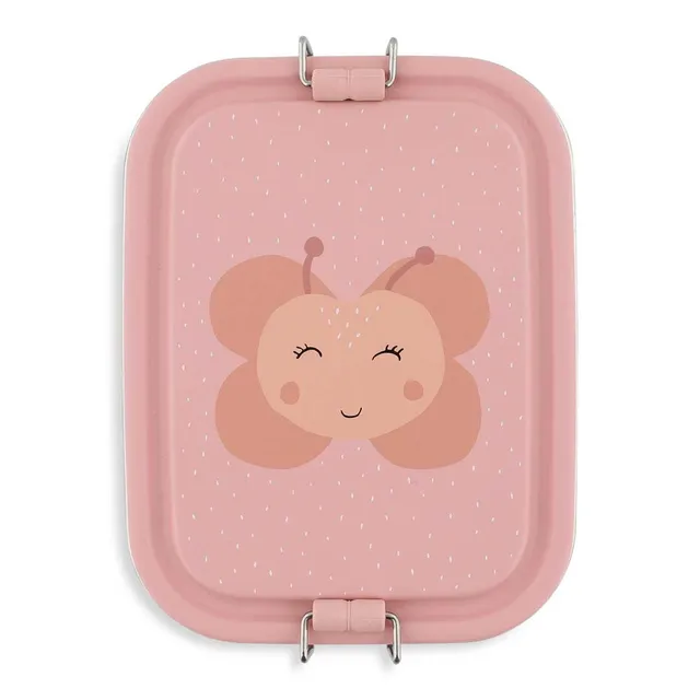 Trixie Baby Boîtes à goûter et boîtes repas Mrs. Butterfly boîte repas inox