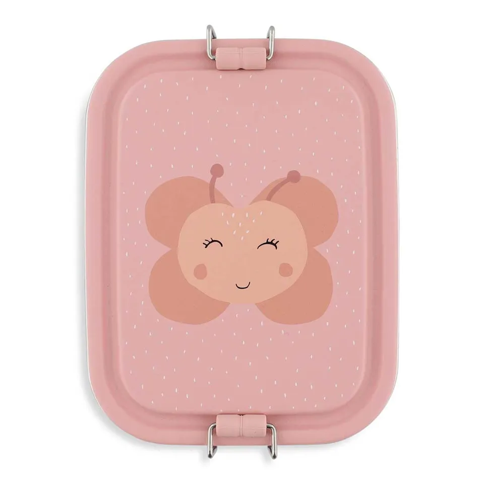 Trixie Baby Boîtes à goûter et boîtes repas Mrs. Butterfly boîte repas inox