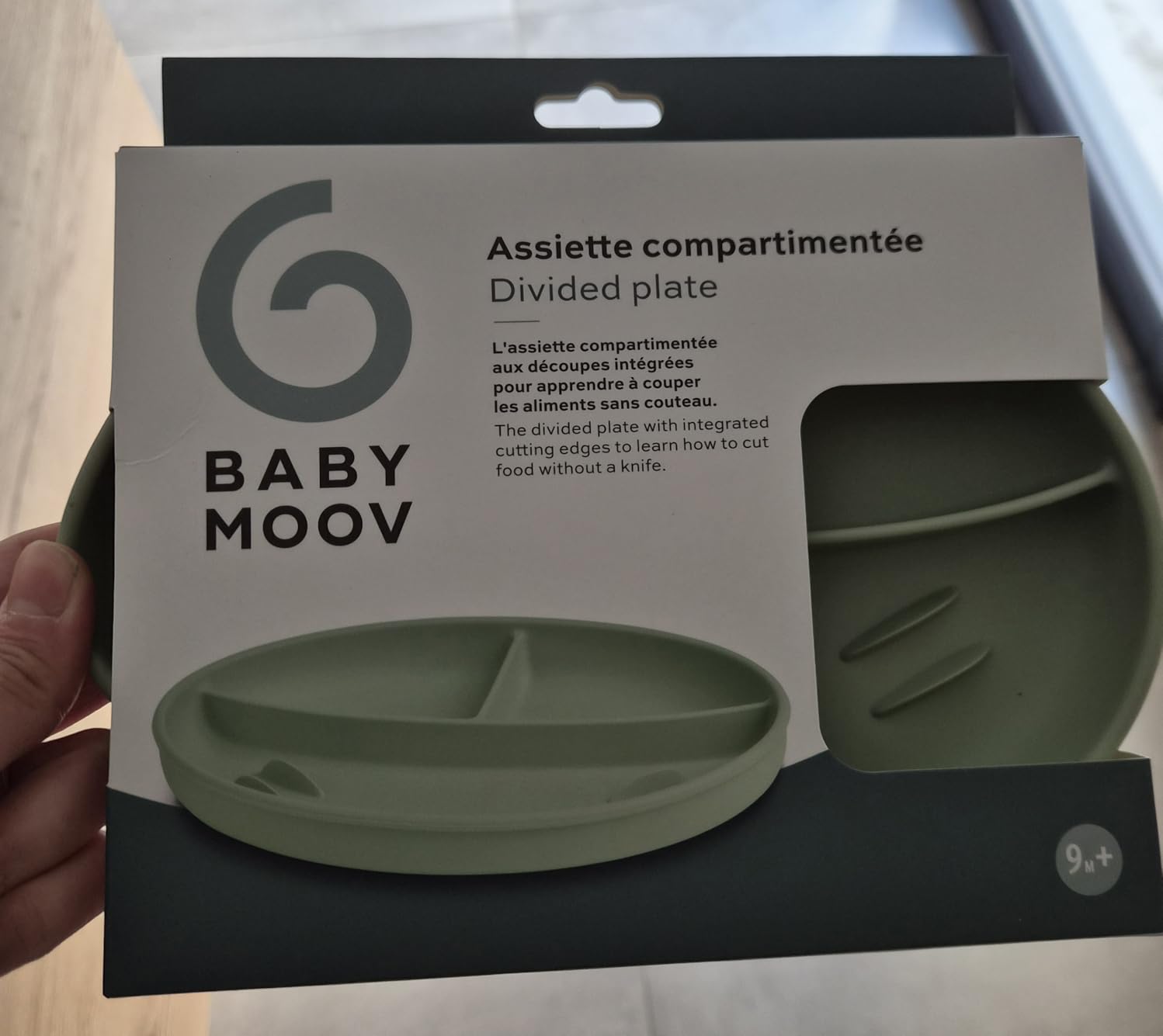 Babymoov Isy / Babybols assiette compartimentée antidérapante en silicone