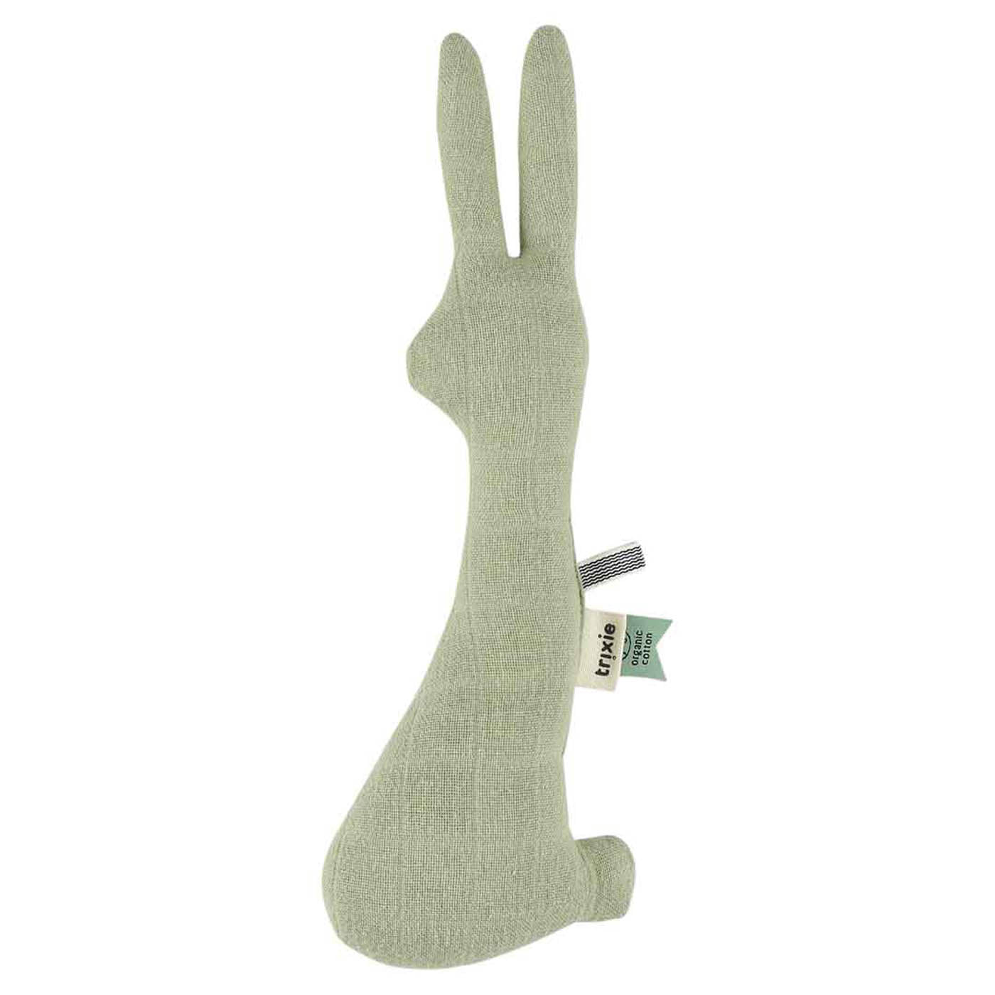 Trixie Baby Premiers jouets Hochet Lapin Bliss Sage