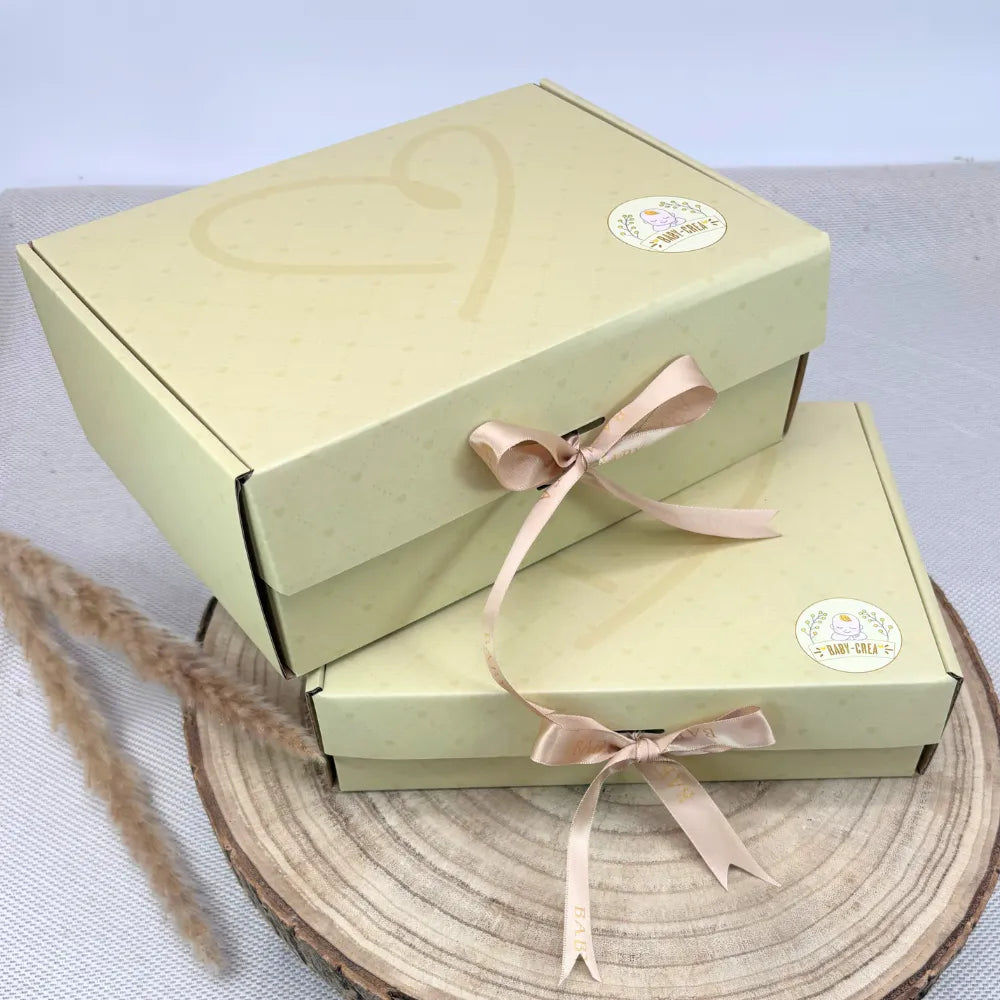 Baby-Crea Emballage cadeau personnalisé coffret prénom bébé