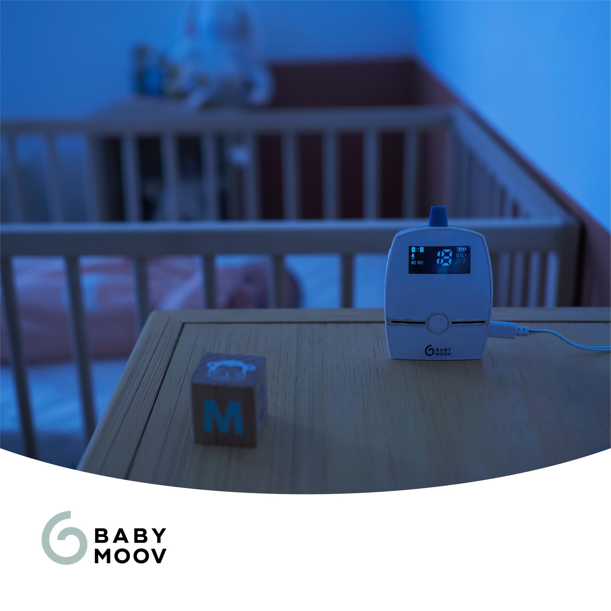Babymoov YOO Premium Care babyphone audio, portée 1 400 m