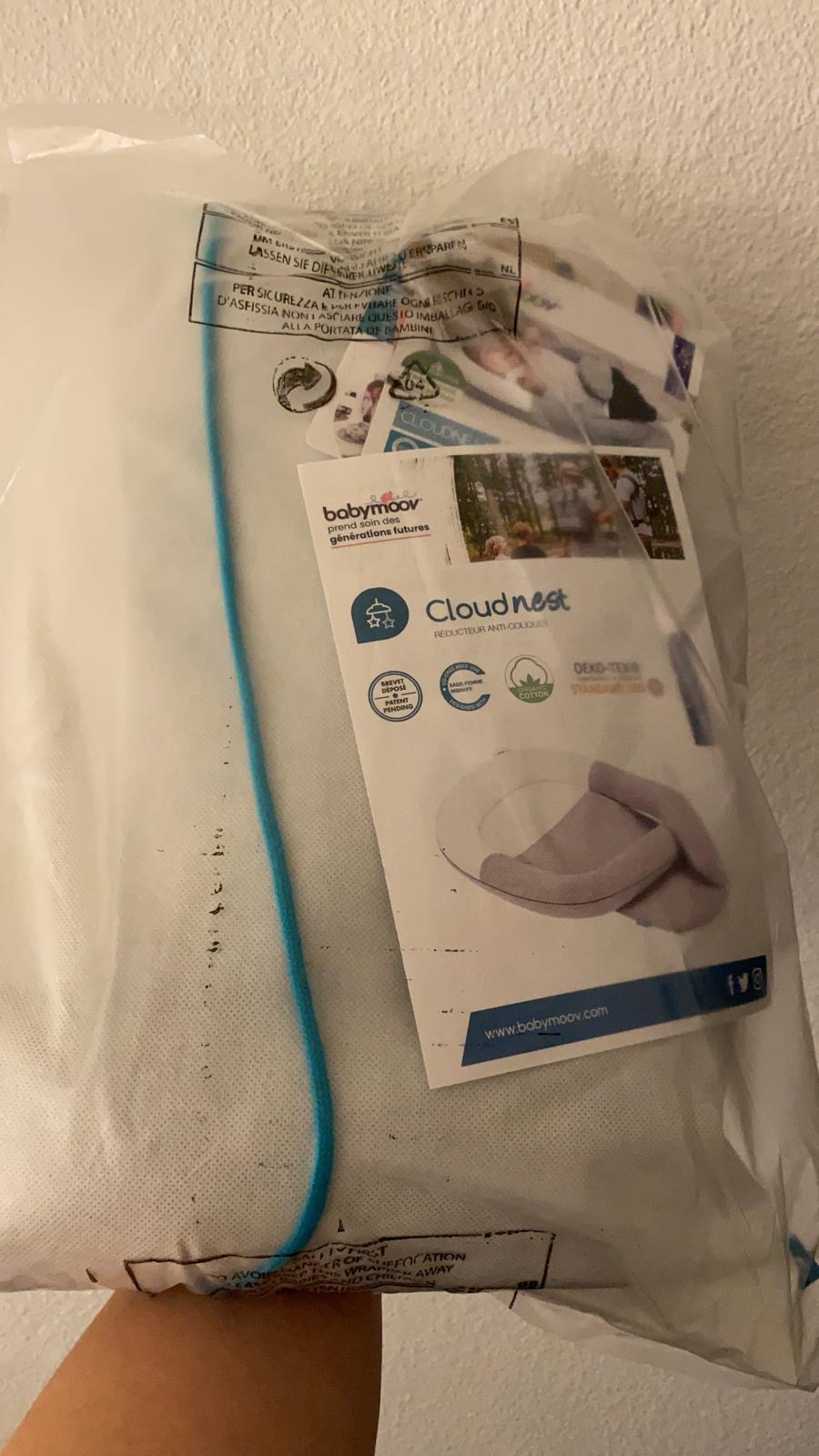 Babymoov Swoon CloudNest réducteur anti-coliques avec bouillotte intégrée coton bio