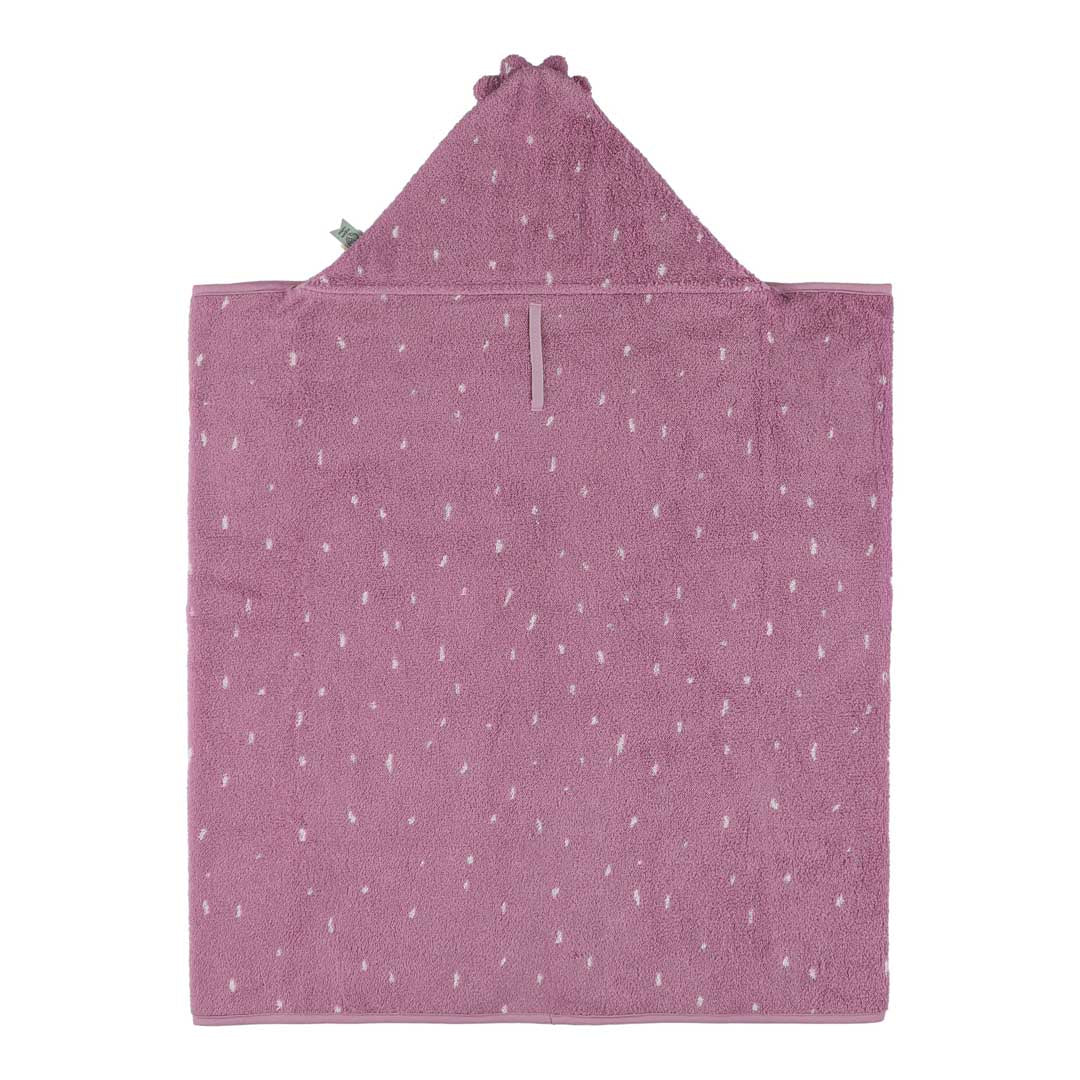 Trixie Baby Capes de bain Mrs. Peacock cape de bain 70 x 130 cm coton bio