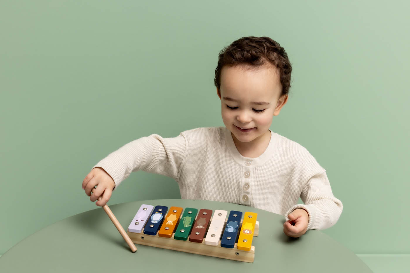 Trixie Baby Jouets d’activités xylophone en bois