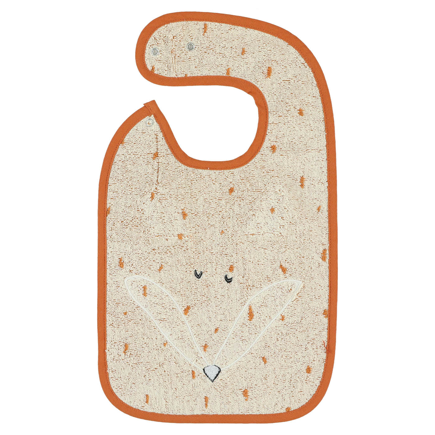 Trixie Baby Bavoirs Mr. Fox bavoir en coton biologique à deux tailles