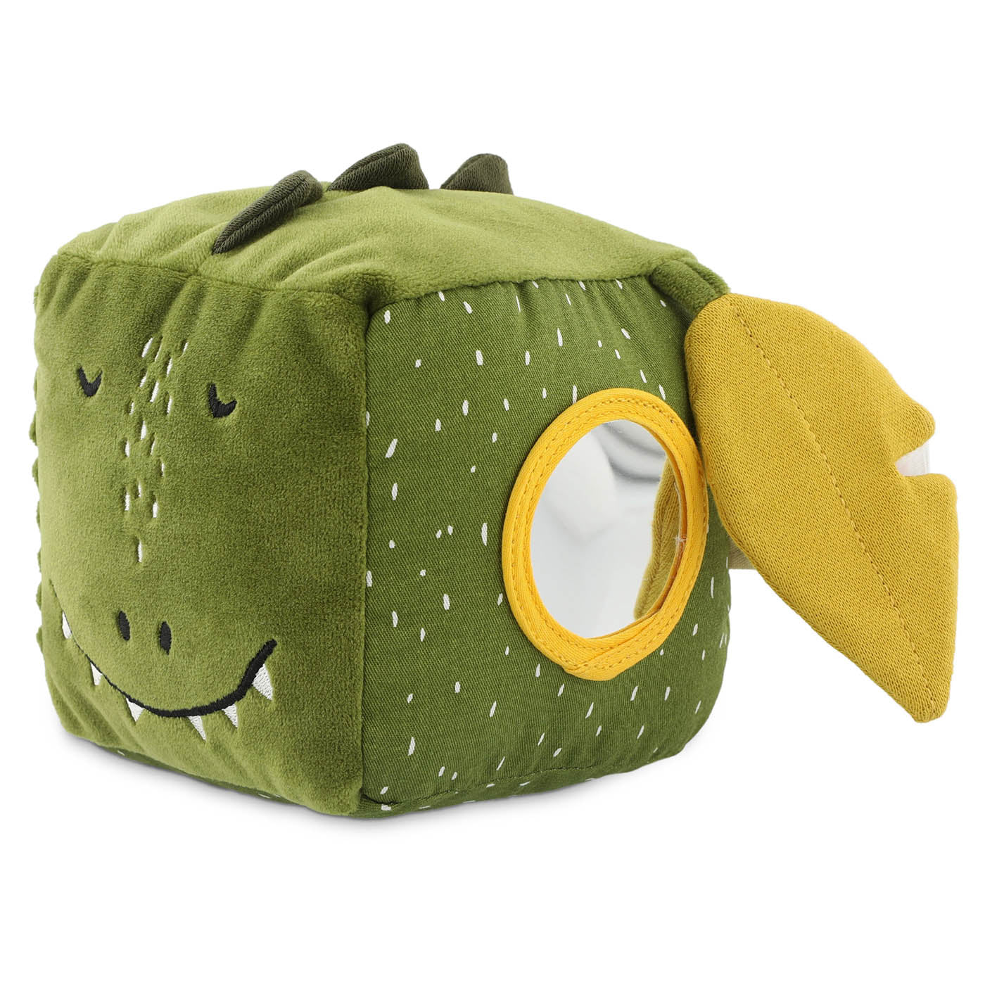 Trixie Baby Jouets d’activités Cube d’activités Mr. Dino pour bébé