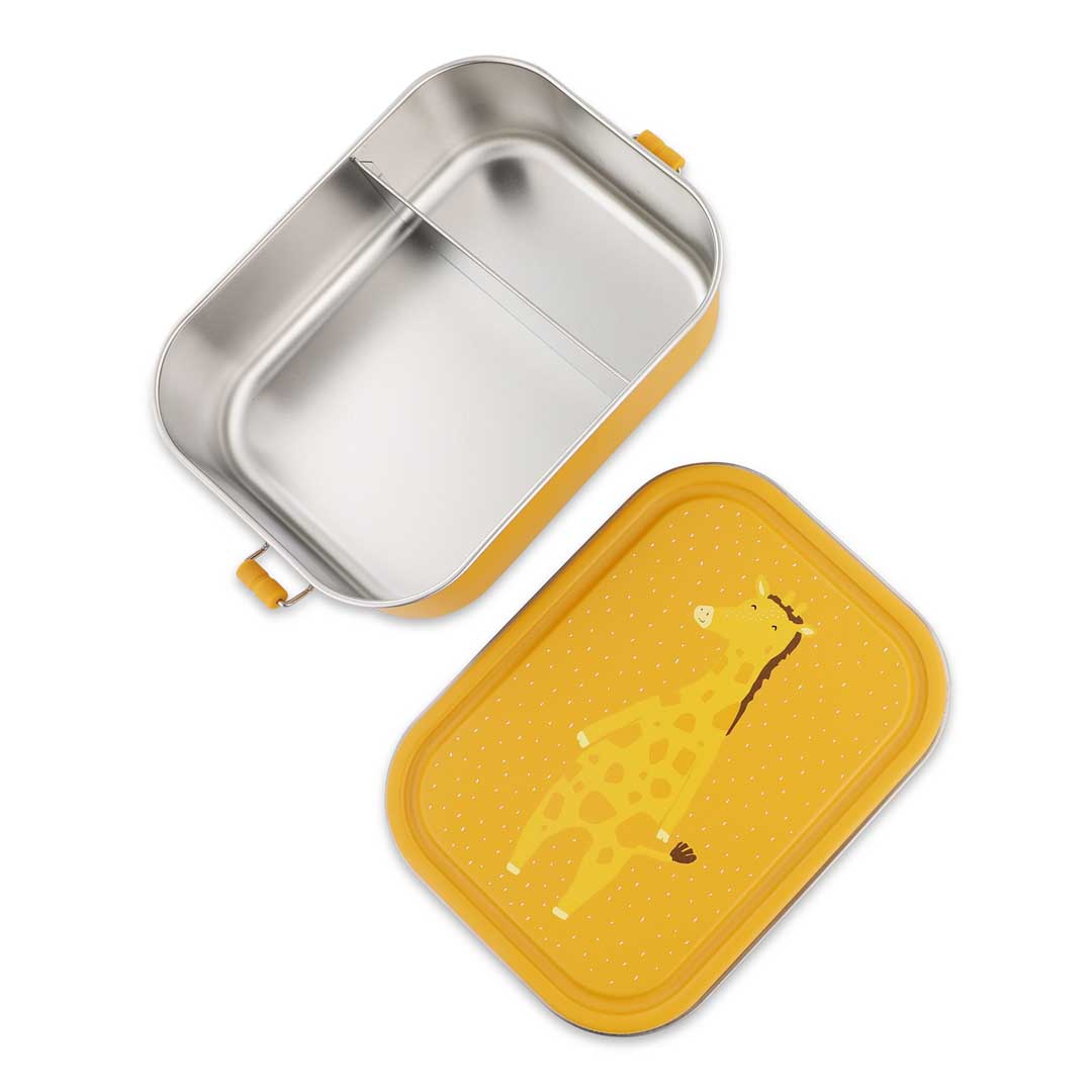 Trixie Baby Mr. Giraffe grande boîte repas inox avec compartiment