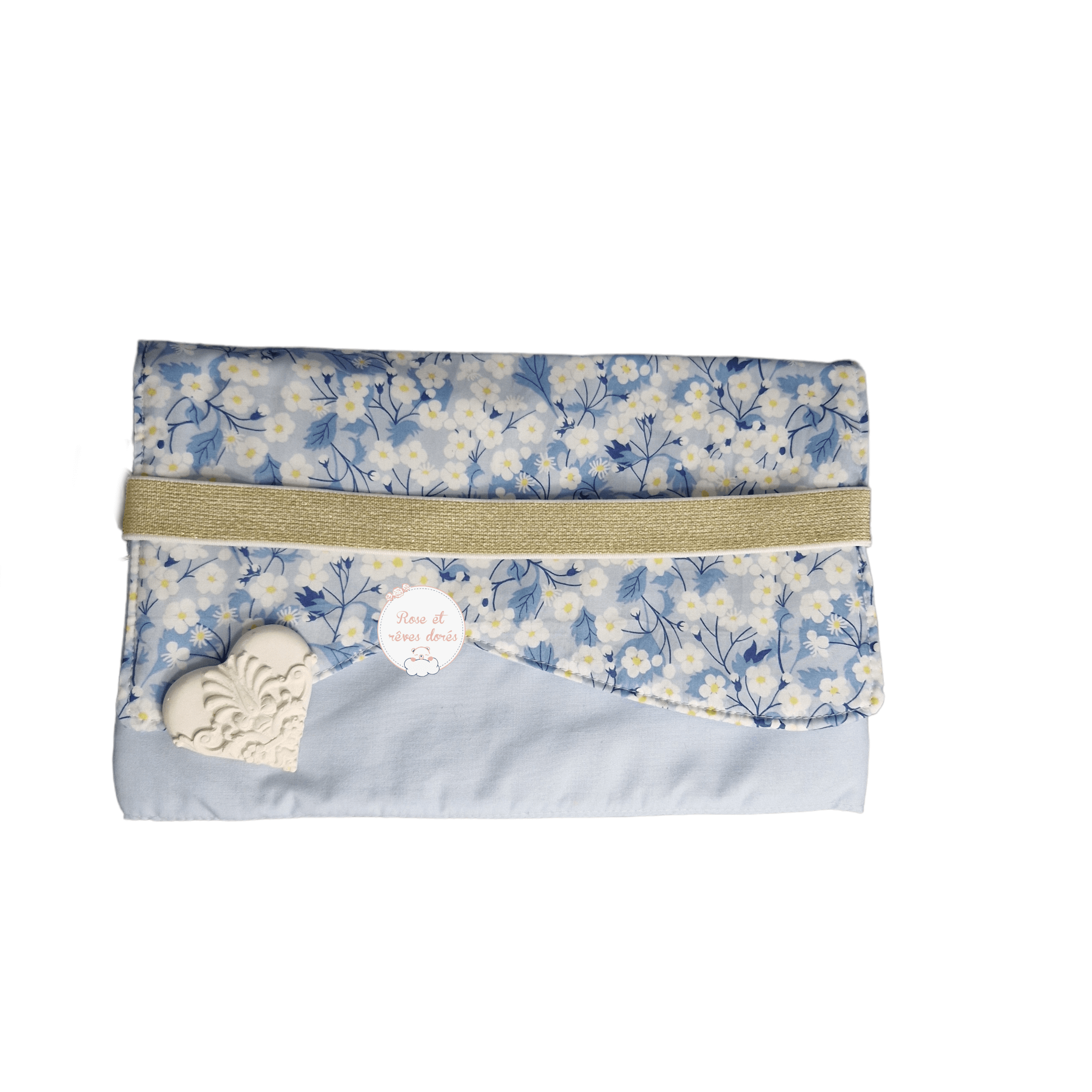 Rose et rêves dorés Myosotis coffret cadeau naissance