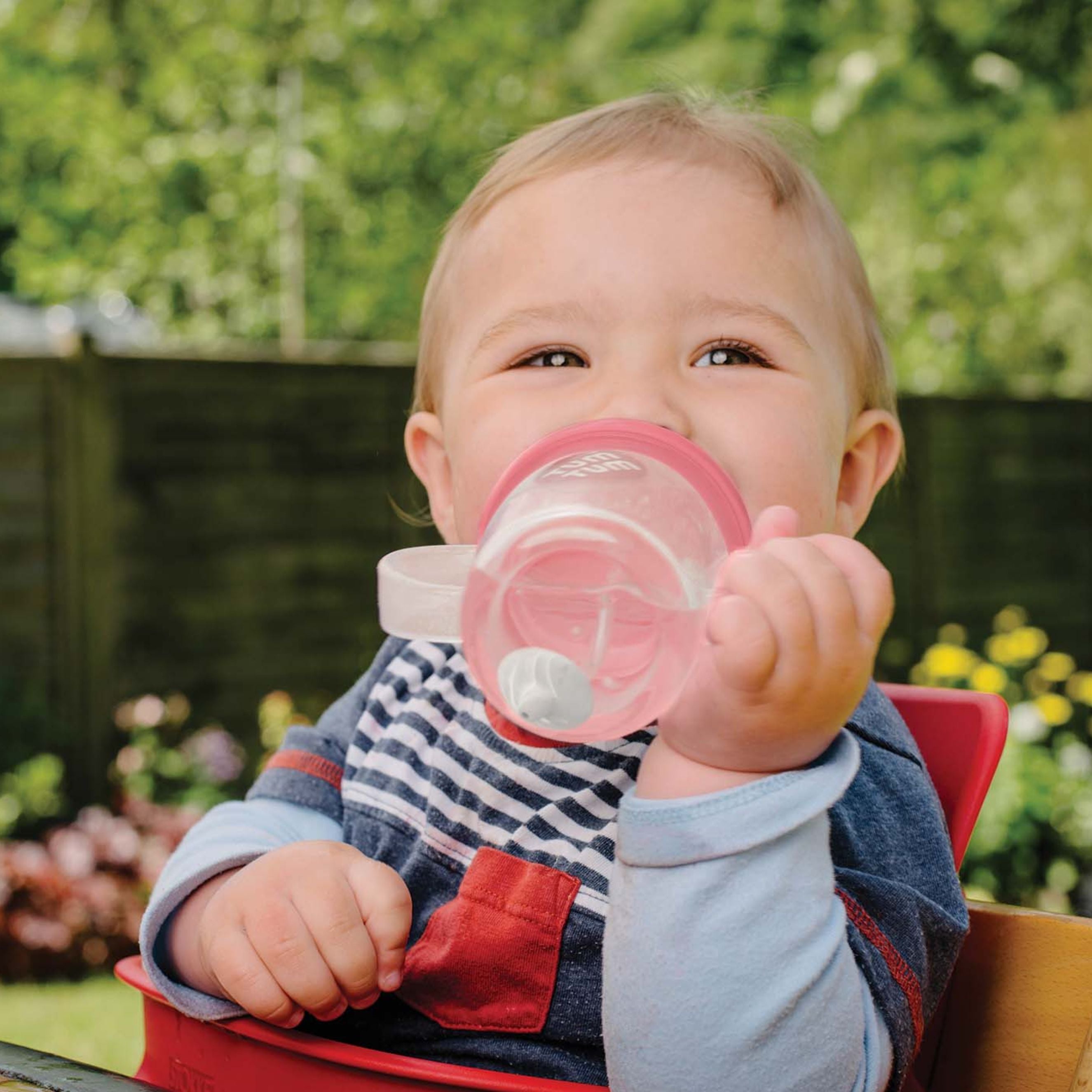 Tum Tum Cups Tall Tippy Up Sippy Cup gobelet Betsy Bear 300 ml à paille lestée