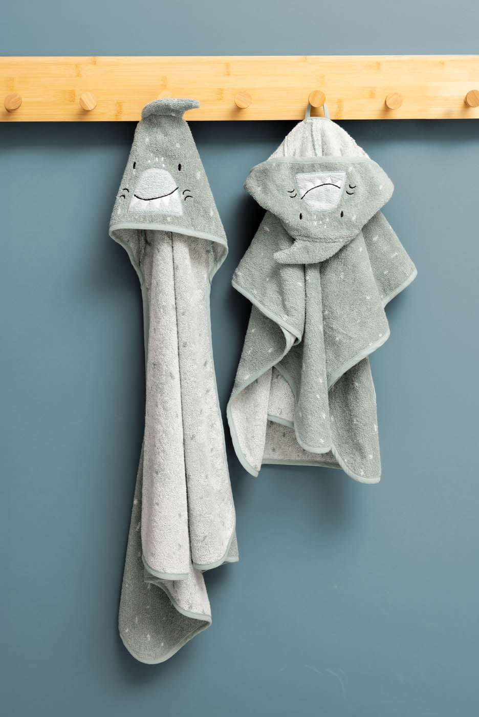 Trixie Baby Ponchos Mr. Shark poncho de bain coton bio