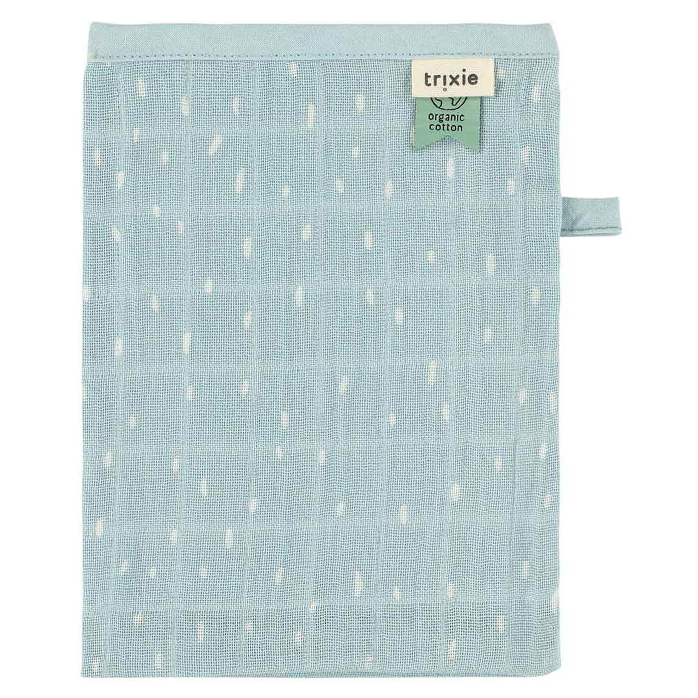 Trixie Baby Gants de toilette Enchanting Elephant mousseline lot de 3