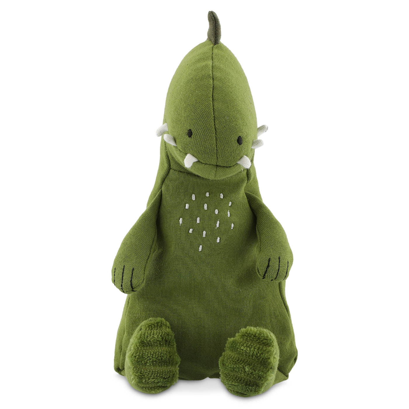 Trixie Baby Premiers jouets Mr. Dino petite peluche 26 cm coton bio
