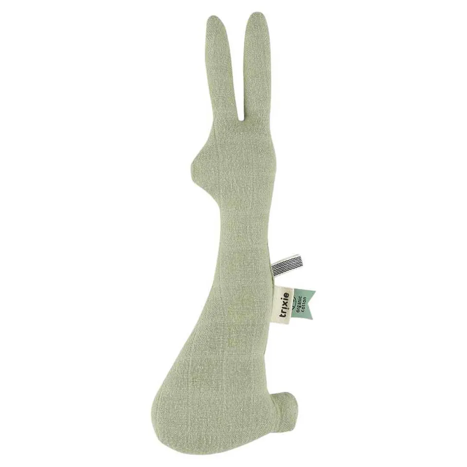 Trixie Baby Premiers jouets Hochet Lapin Bliss Sage