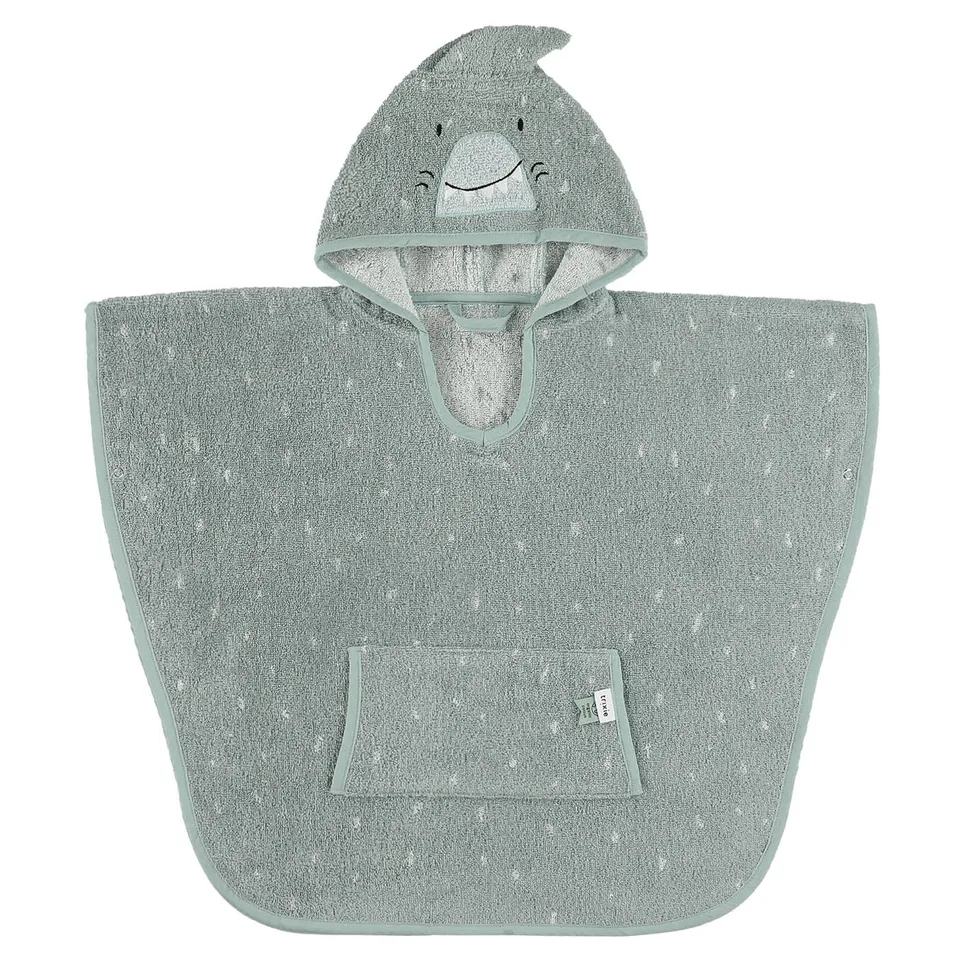 Trixie Baby Ponchos Mr. Shark poncho de bain coton bio