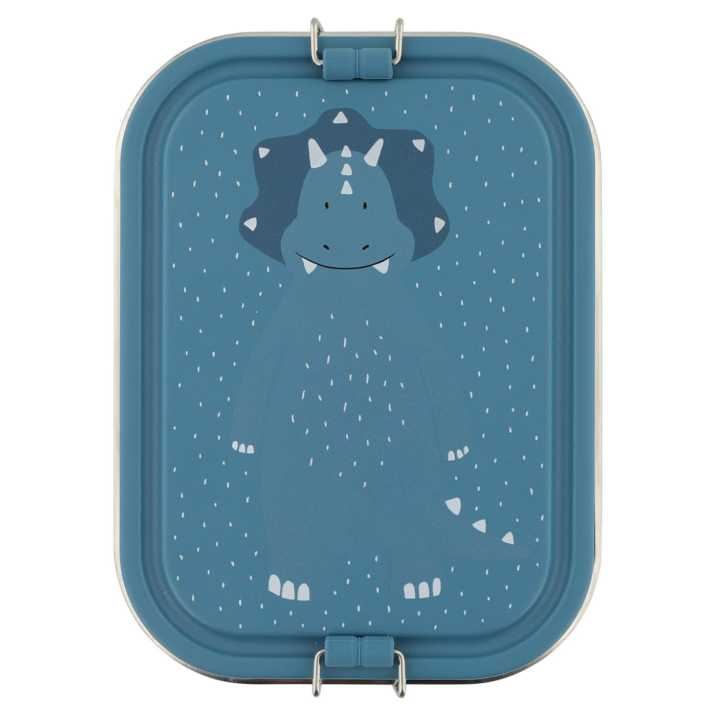 Trixie Baby Boîtes à goûter et boîtes repas grande Mr. Triceratops inox