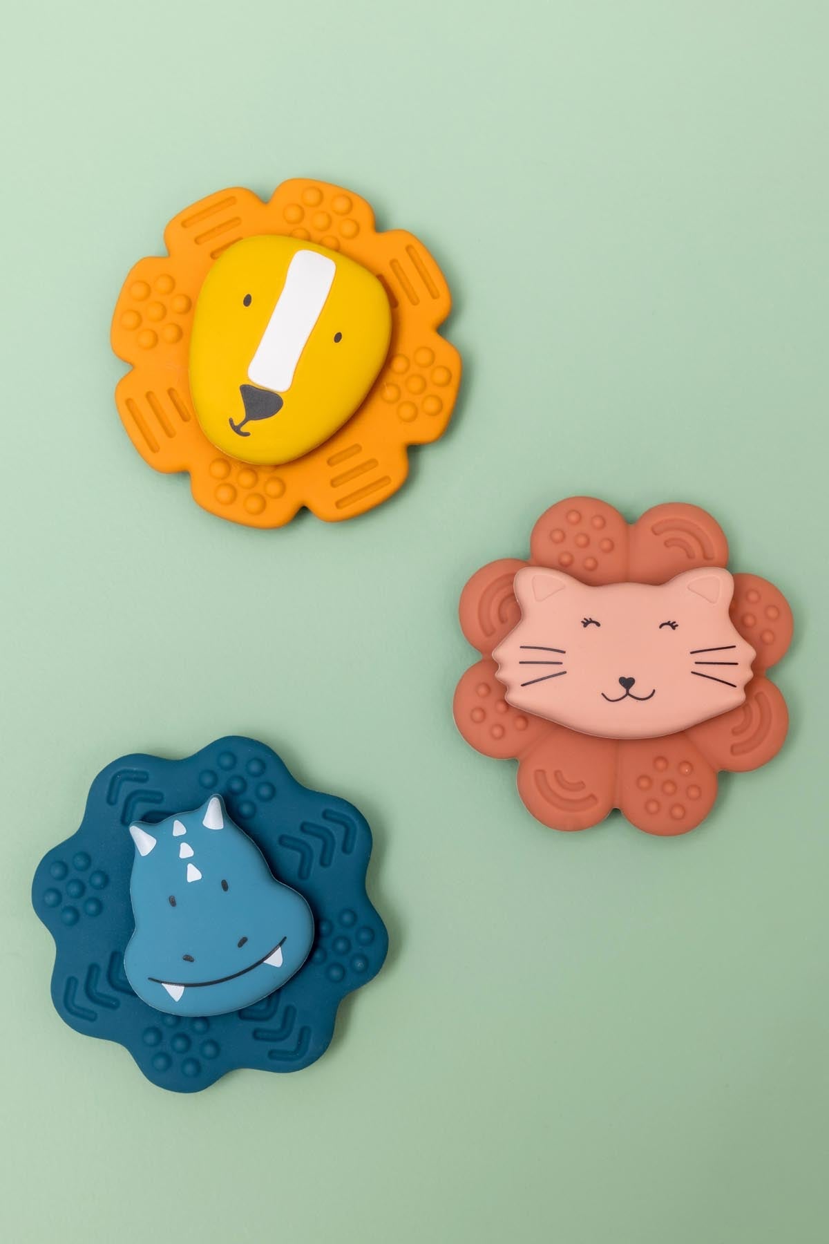 Trixie Baby Jouets sensoriels Mrs. Cat spinner à ventouse en silicone alimentaire