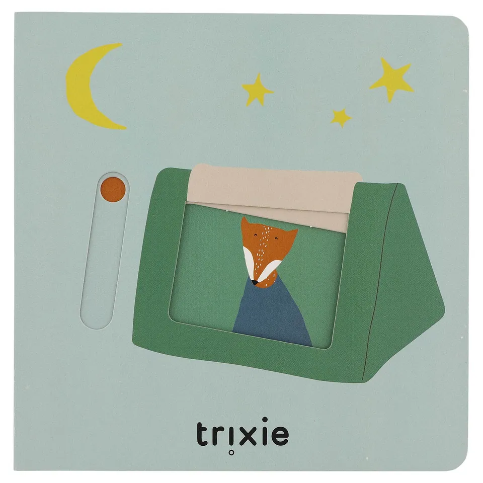Trixie Baby Camping livre animé à diapositives