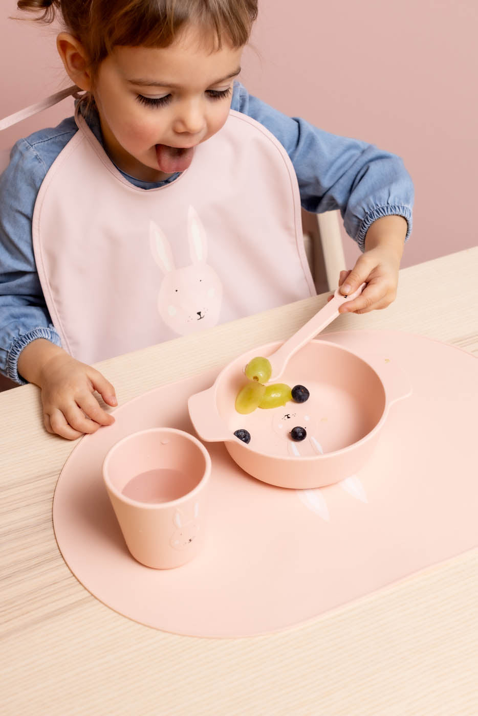 Trixie Baby Vaisselle Mrs. Rabbit bol silicone