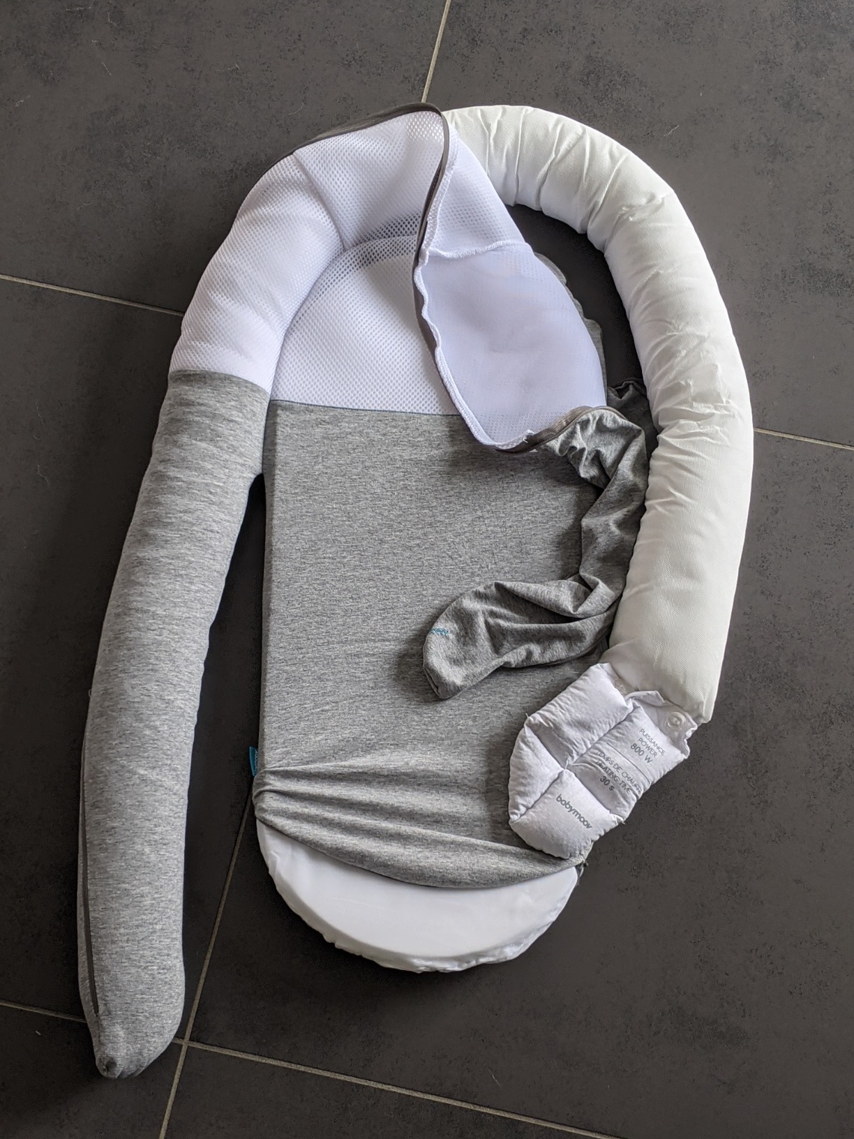 Babymoov Swoon CloudNest réducteur anti-coliques avec bouillotte intégrée coton bio
