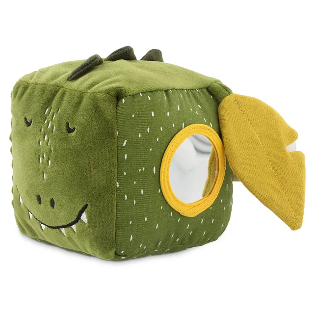 Trixie Baby Jouets d’activités Cube d’activités Mr. Dino pour bébé
