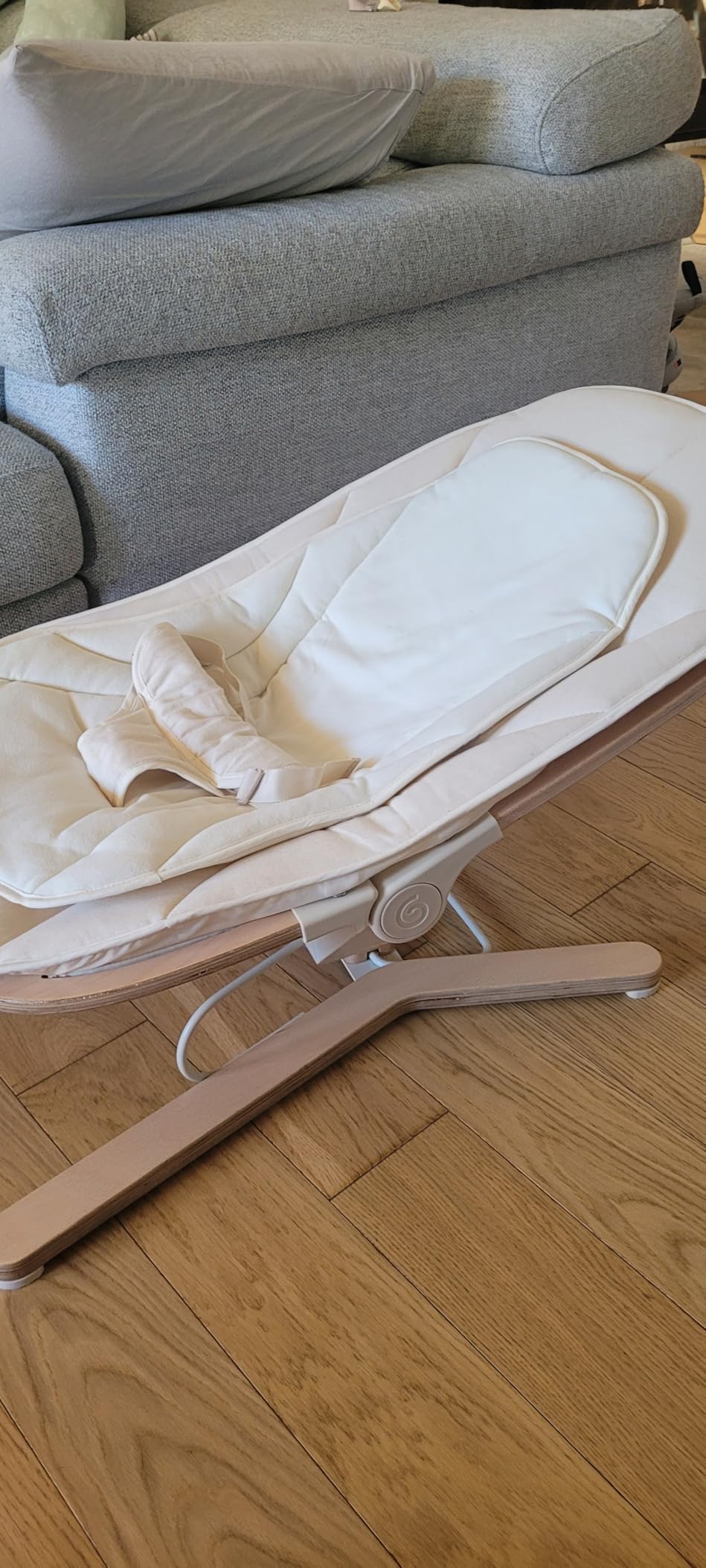 Babymoov Swoon Flow transat bébé évolutif beige bois jusqu’à 18 kg