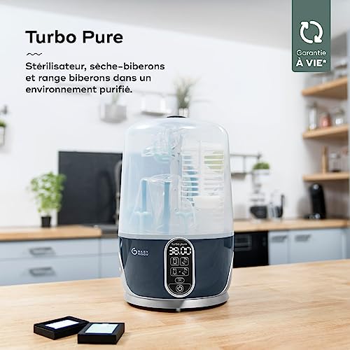 Babymoov Nutribaby Duo Meal Turbo Pure stérilisateur et sèche-biberon 5 en 1