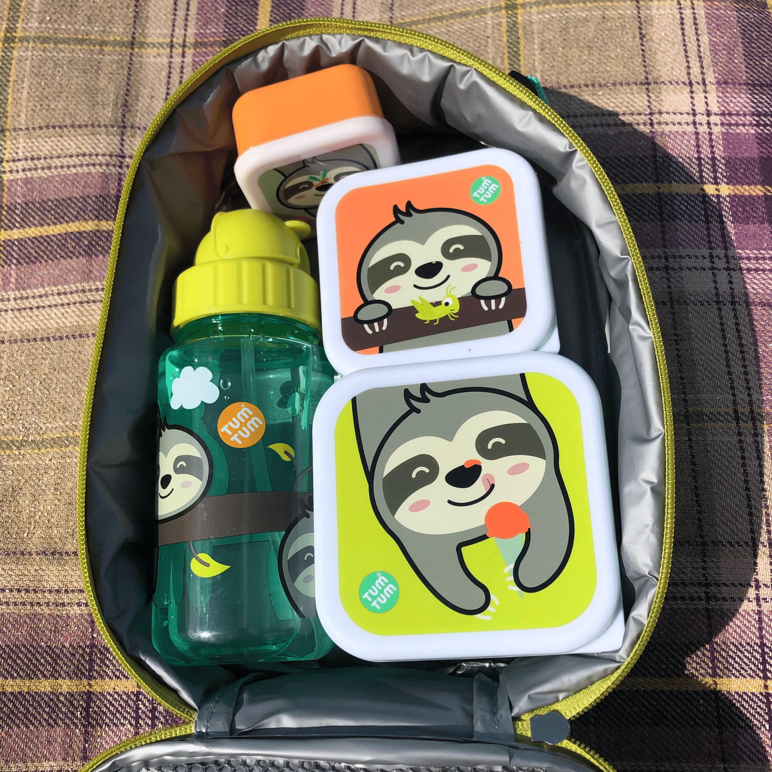 Tum Tum Lunch Boxes Stanley Sloth boîtes à goûter enfant lot de 4