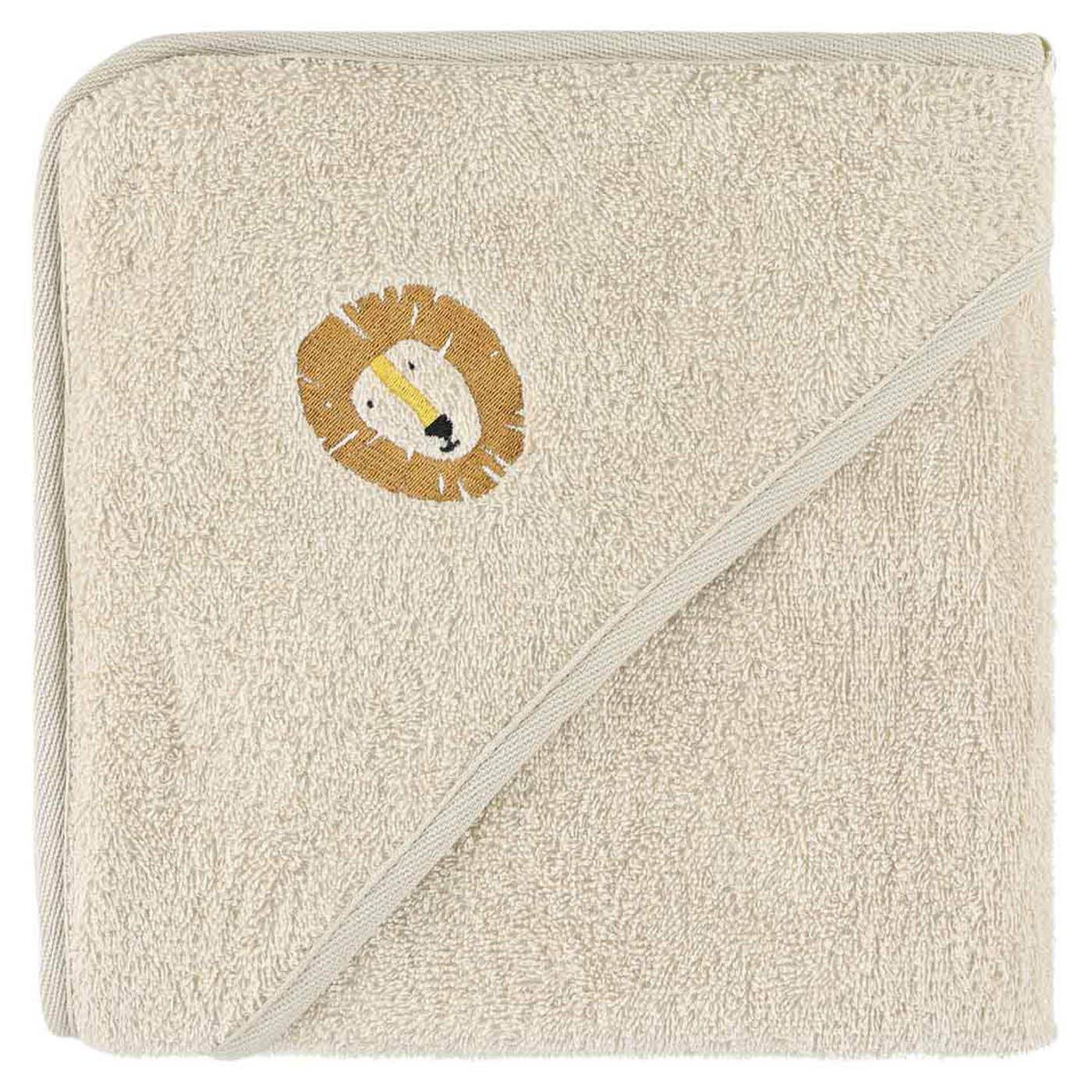Trixie Baby Capes de bain Aura Lion cape de bain 75 x 75 cm enveloppante
