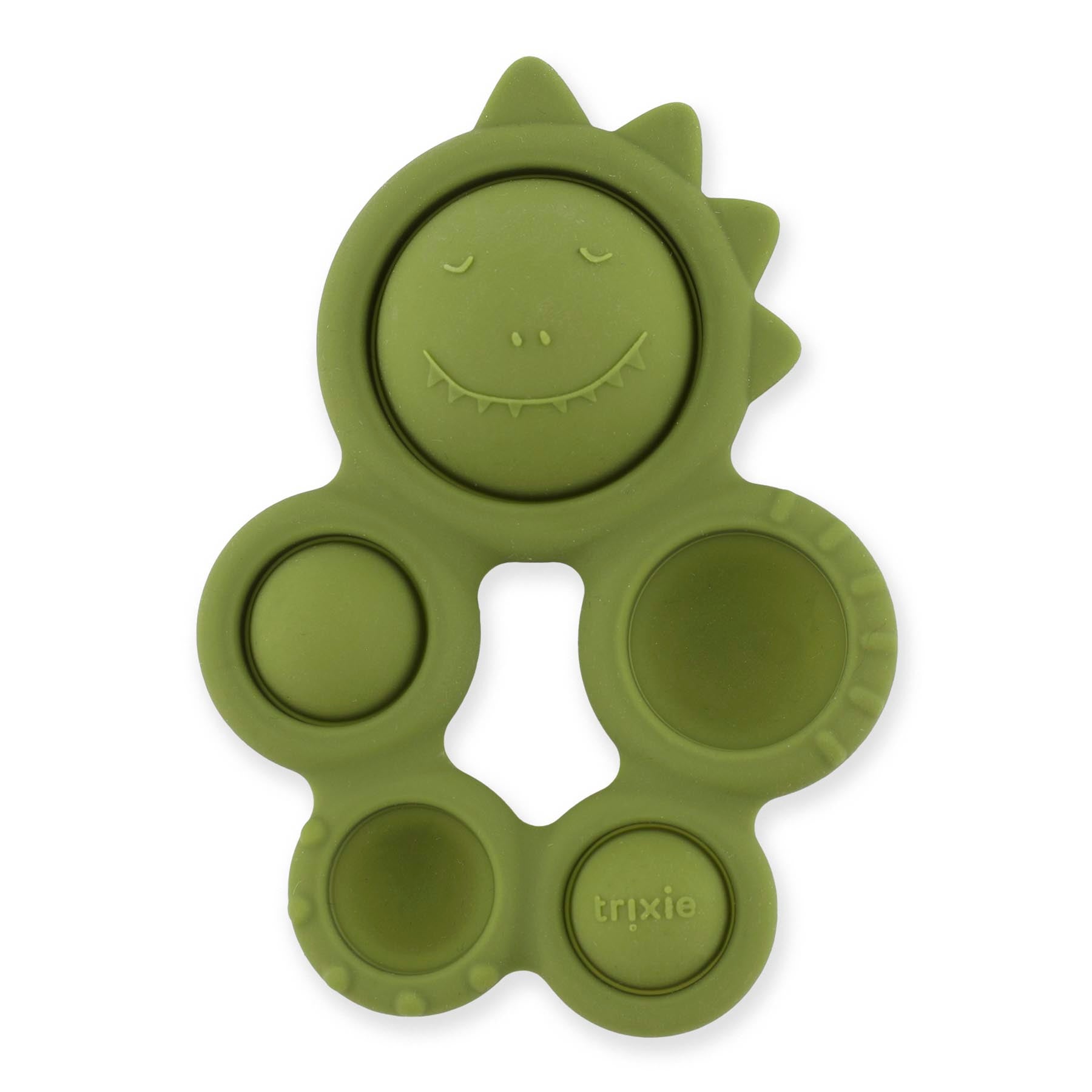 Trixie Baby Jouets sensoriels Jouet pop-it en silicone Mr. Dino
