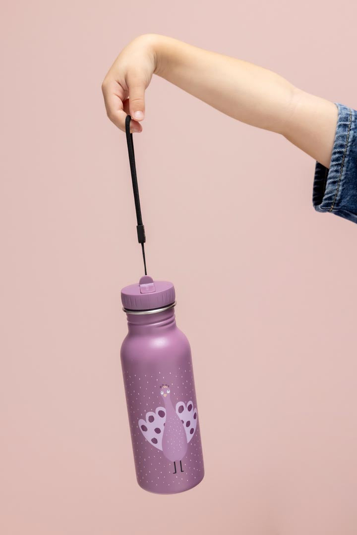 Trixie Baby En déplacement Gourde 500 ml Mrs. Peacock inox
