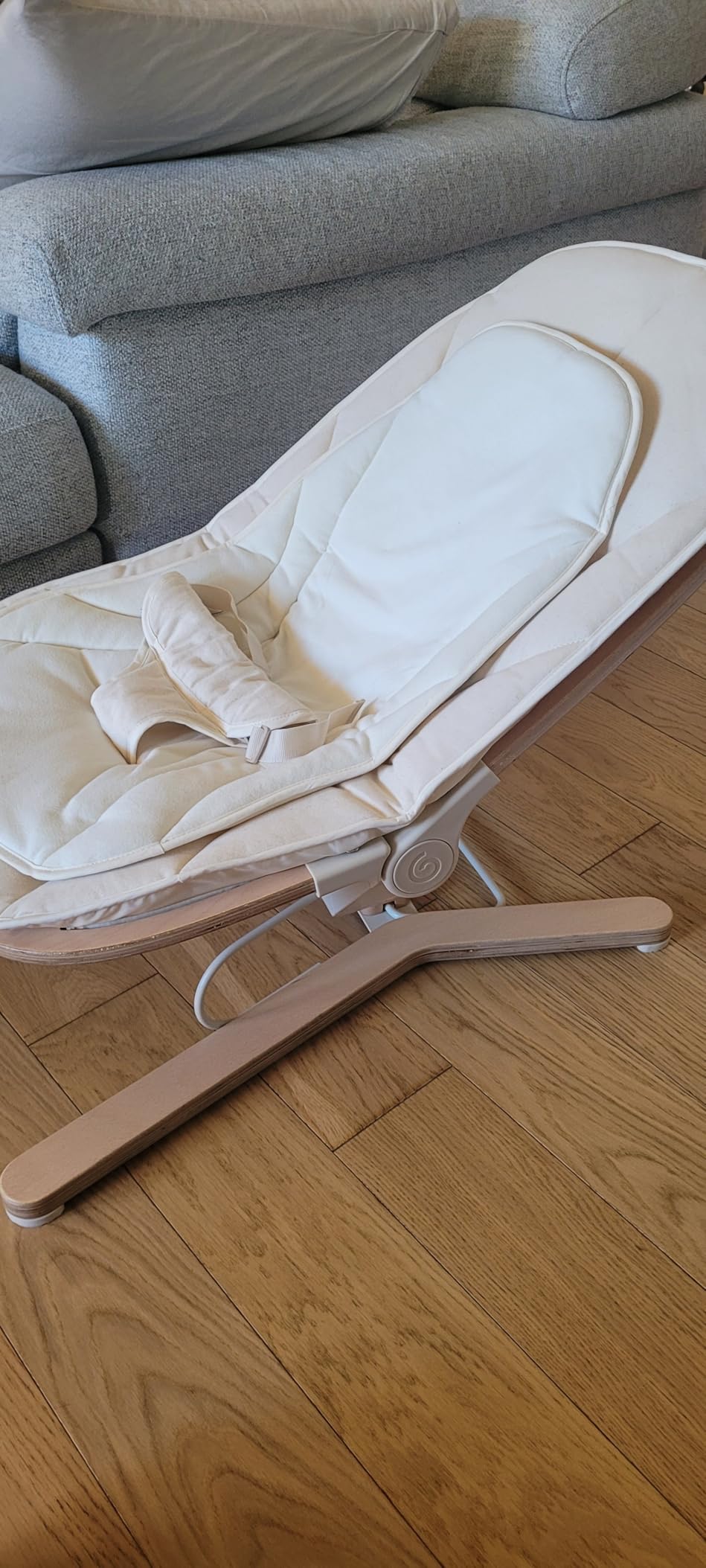Babymoov Swoon Flow transat bébé évolutif beige bois jusqu’à 18 kg