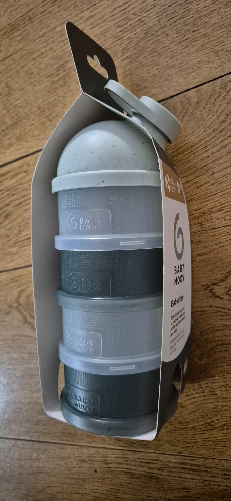 Babymoov Isy Babybols Babydoses doseur de lait beige 4 compartiments
