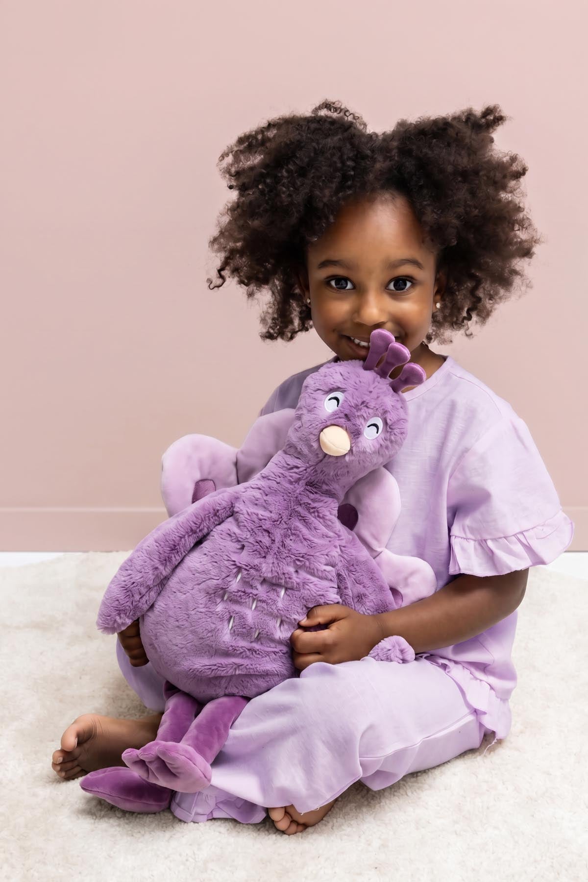 Trixie Baby Premiers jouets Mrs. Peacock peluche, matières recyclées