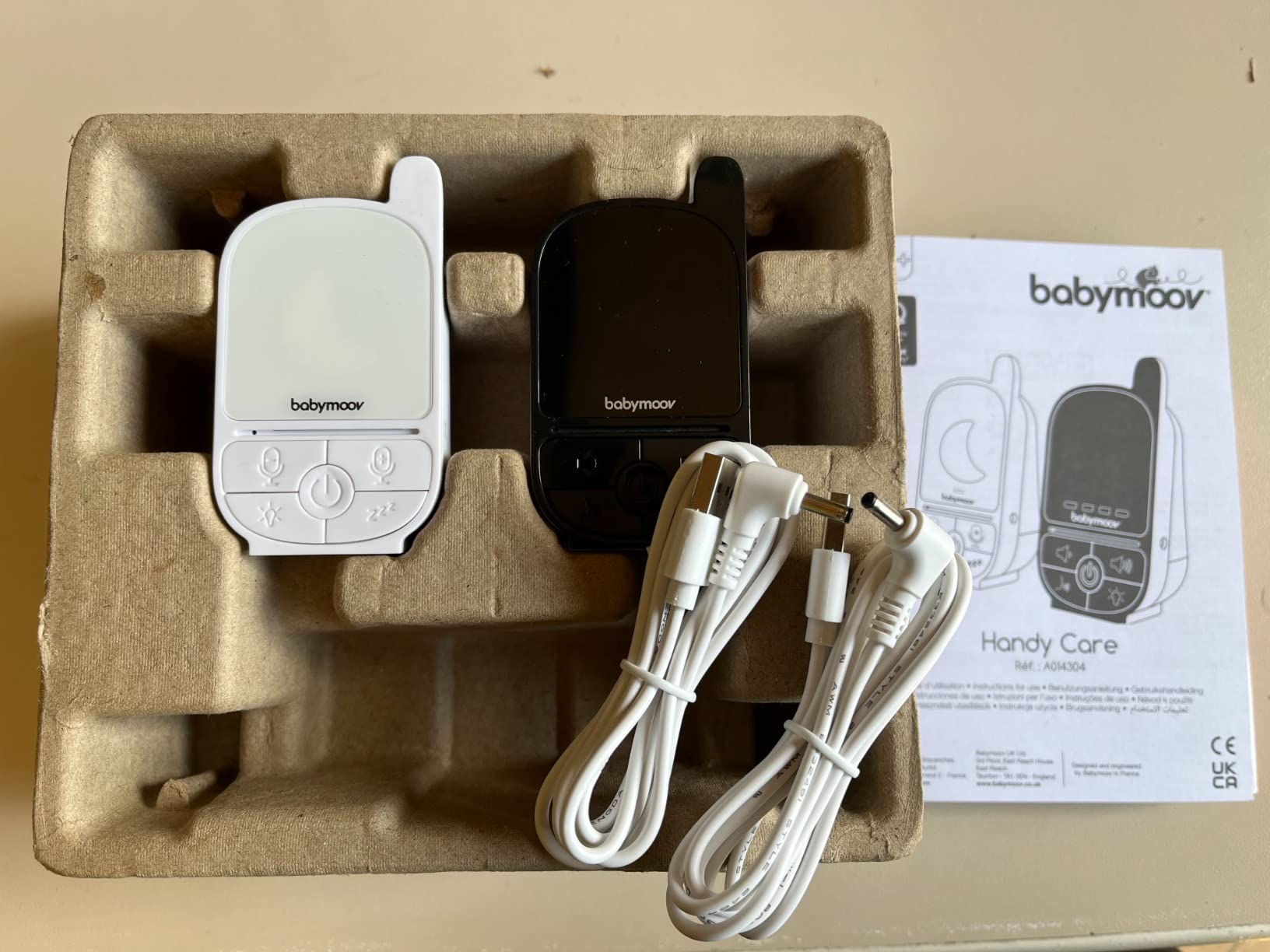 Babymoov YOO Handy Care babyphone audio portée 500 m avec veilleuse