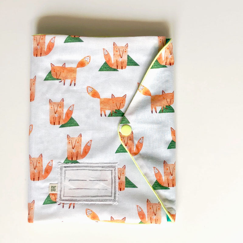 PIOLOU La pochette pour carnet de santé Pochette carnet de santé renard