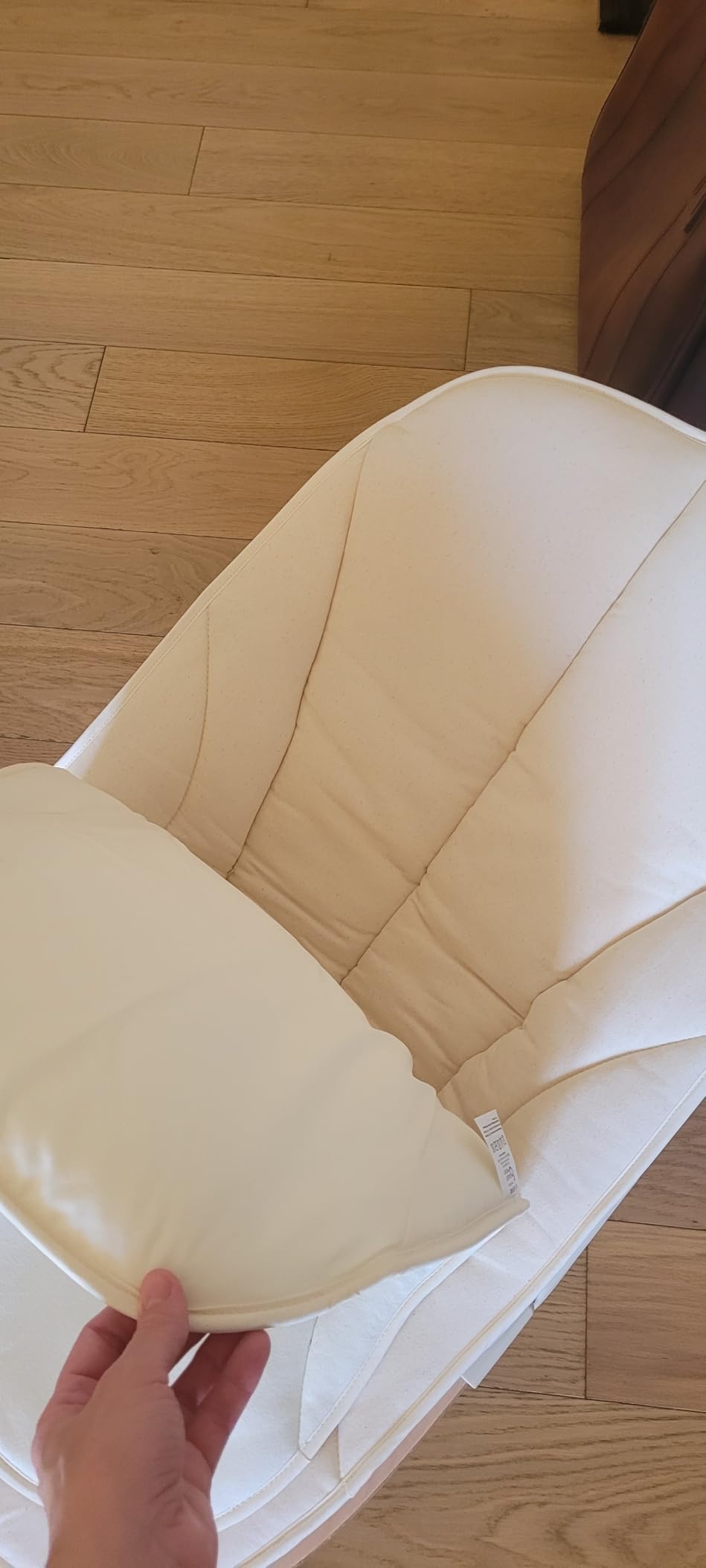 Babymoov Swoon Flow transat bébé évolutif beige bois jusqu’à 18 kg