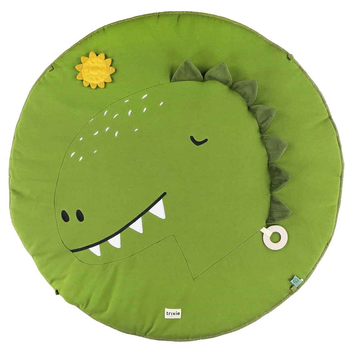 Trixie Baby Tapis d'éveil Tapis de jeux avec arches Mr. Dino, jouets sensoriels