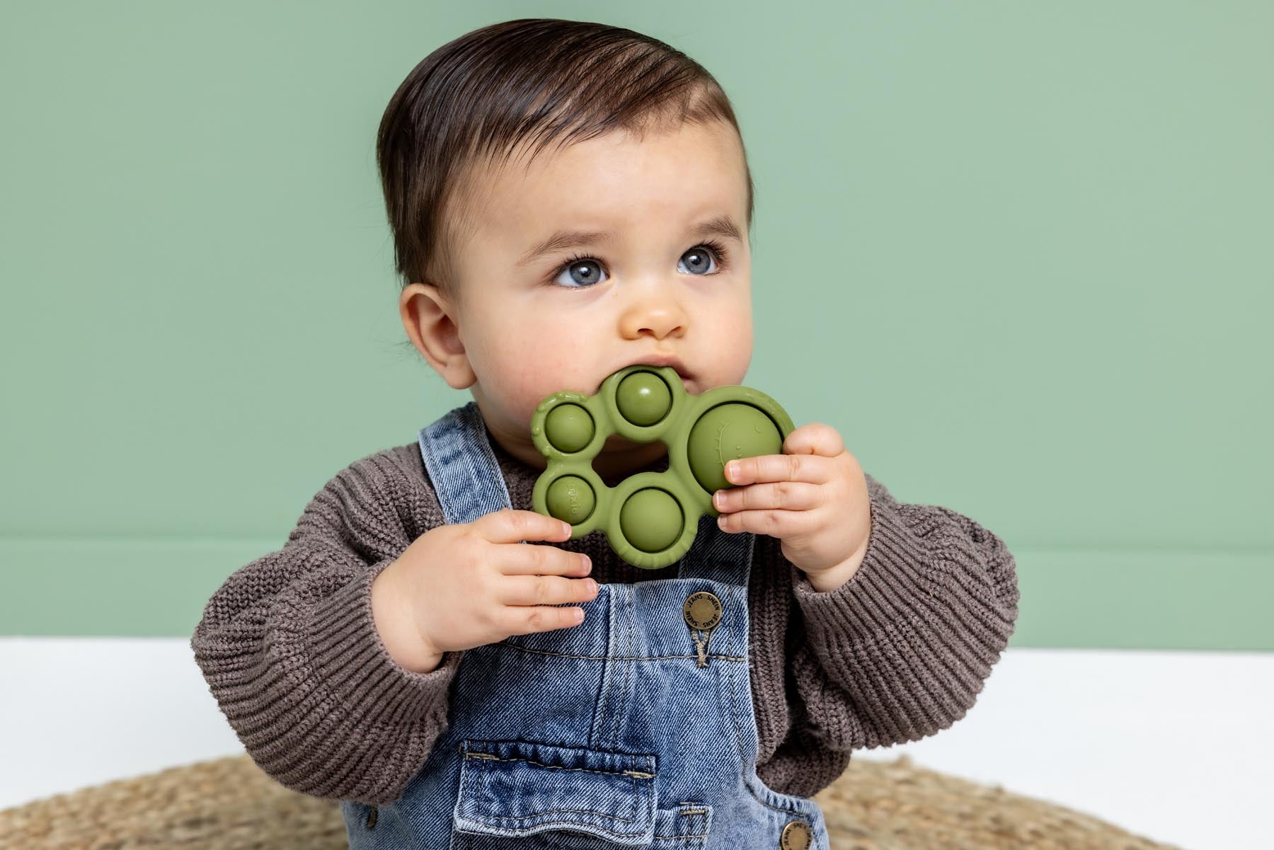 Trixie Baby Jouets sensoriels Jouet pop-it en silicone Mr. Dino